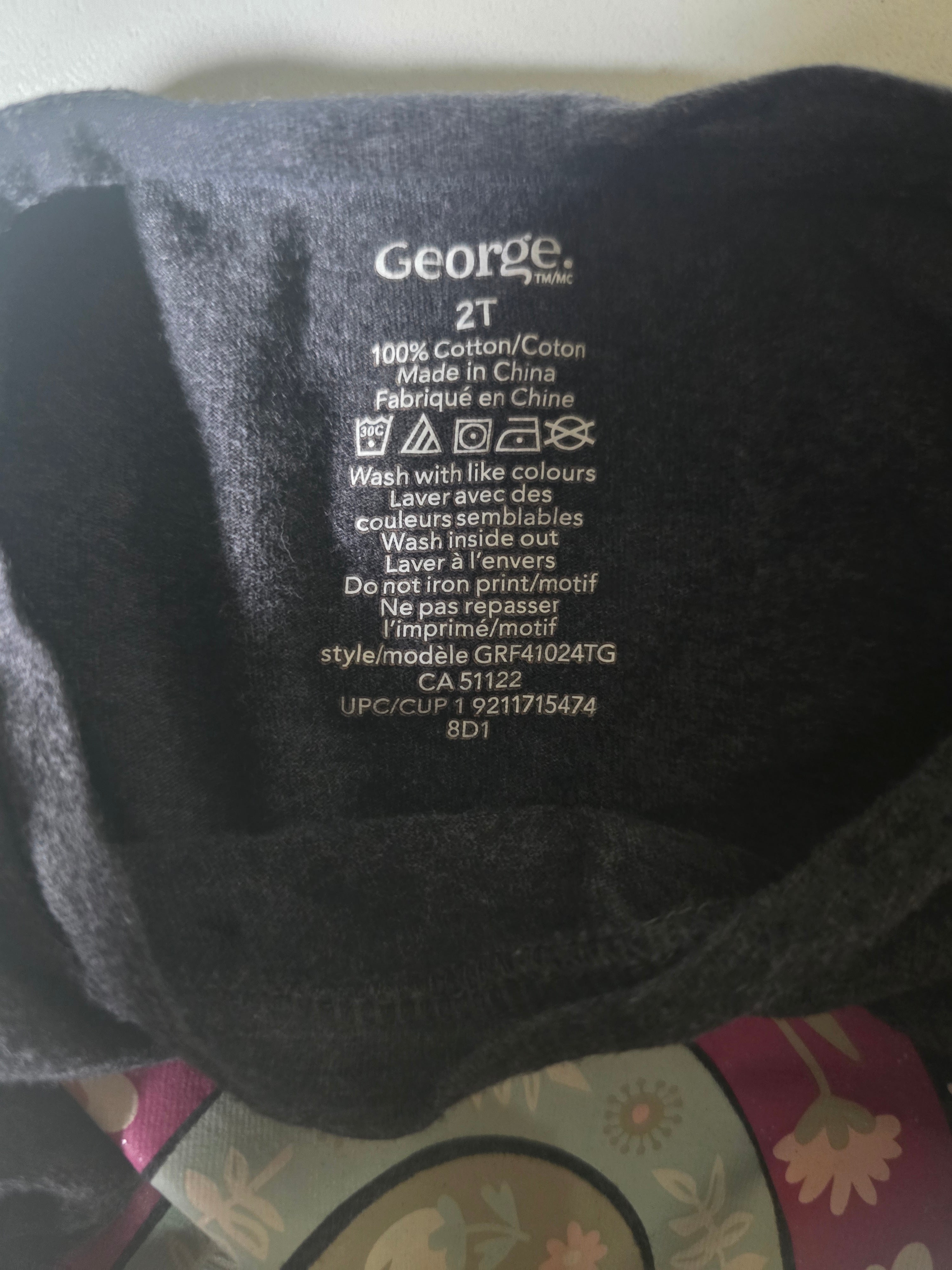 George Toddler Long Sleeve Rainbow Shirt | 2t