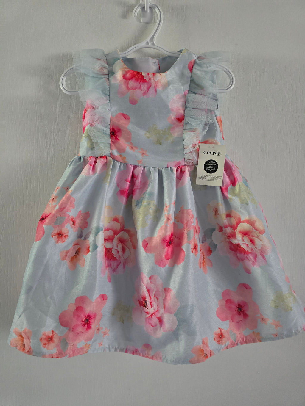 George Floral Ruffle Sleeve Dress | 3T