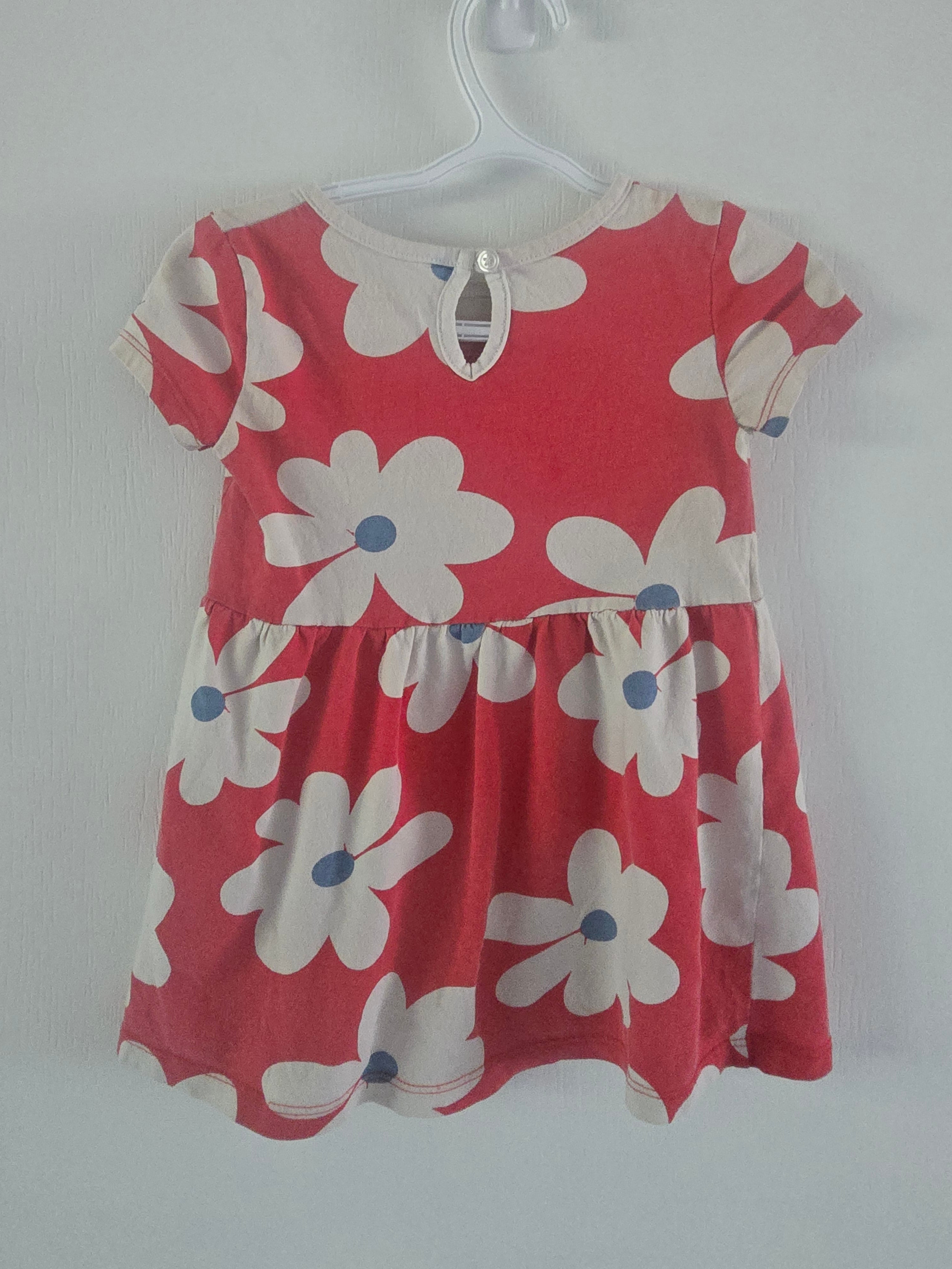 Joe Fresh Floral Short Sleeve Dress | 18-24 month