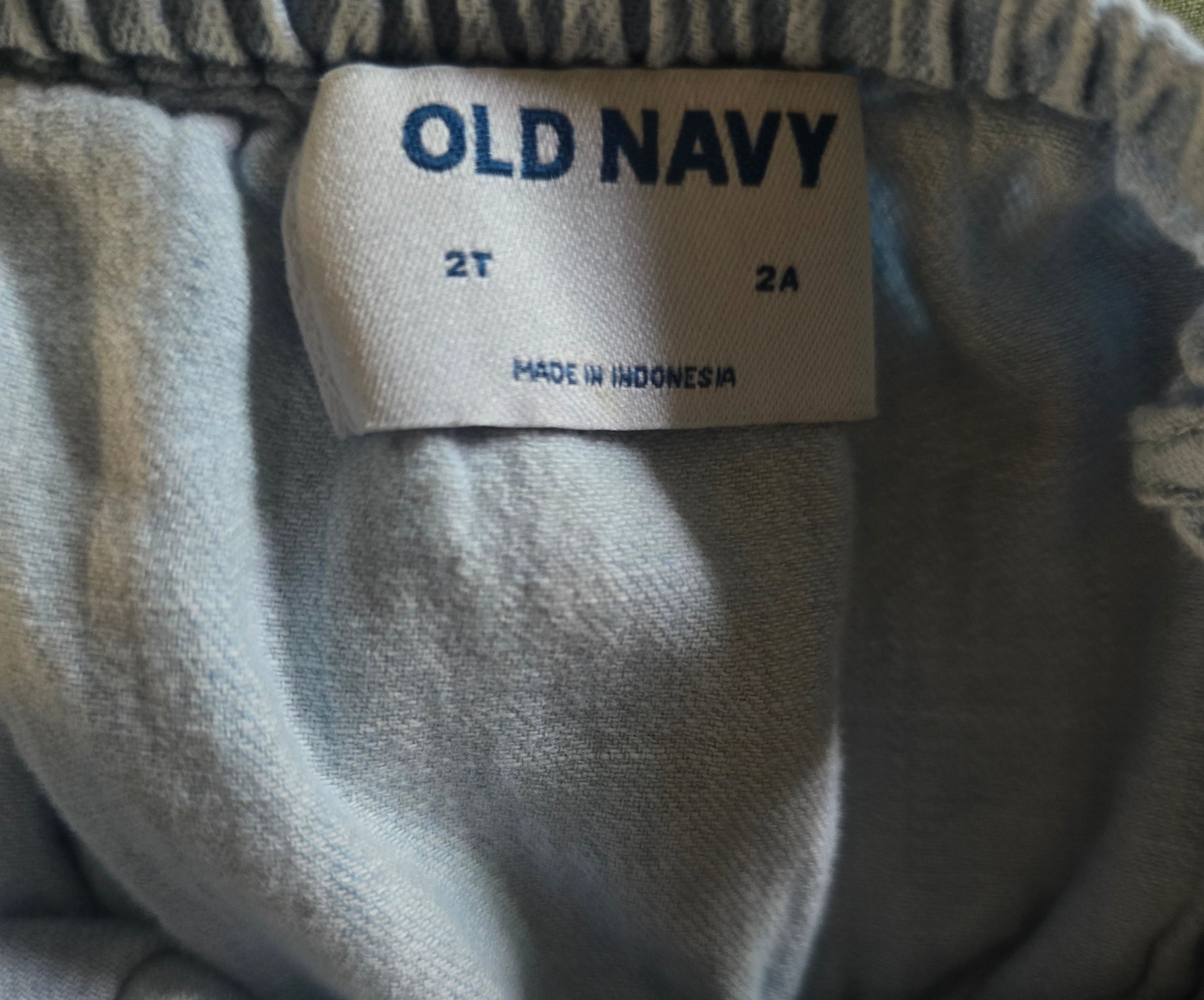 Old Navy Light Wash Chambray Dress | 2T