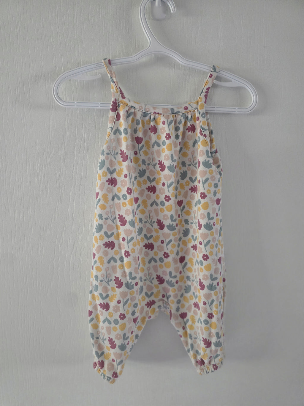 Joe Fresh Floral Sleeveless Romper | 3-6 month