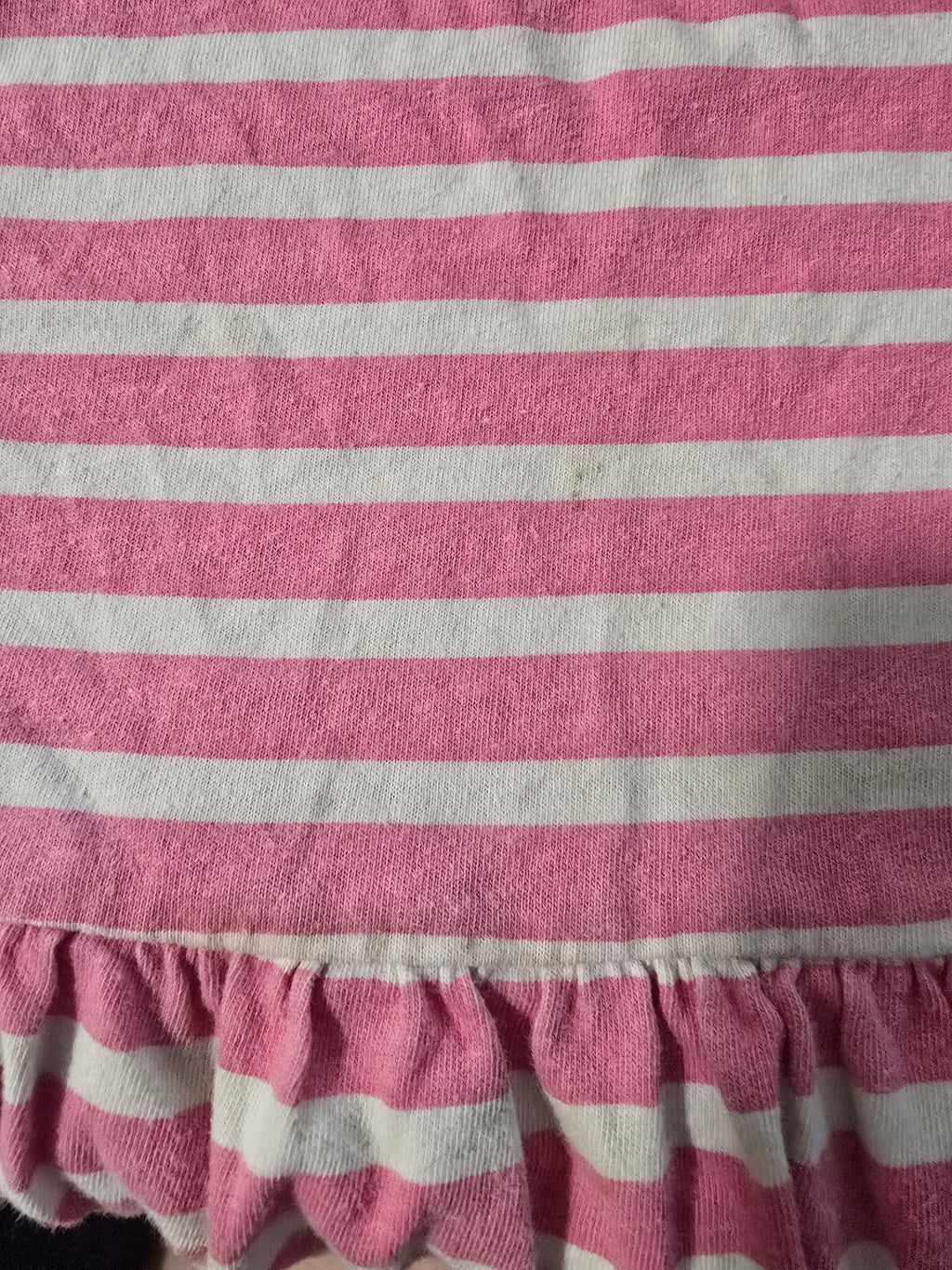 Old Navy Girls Pink & White Striped Dress | 2t
