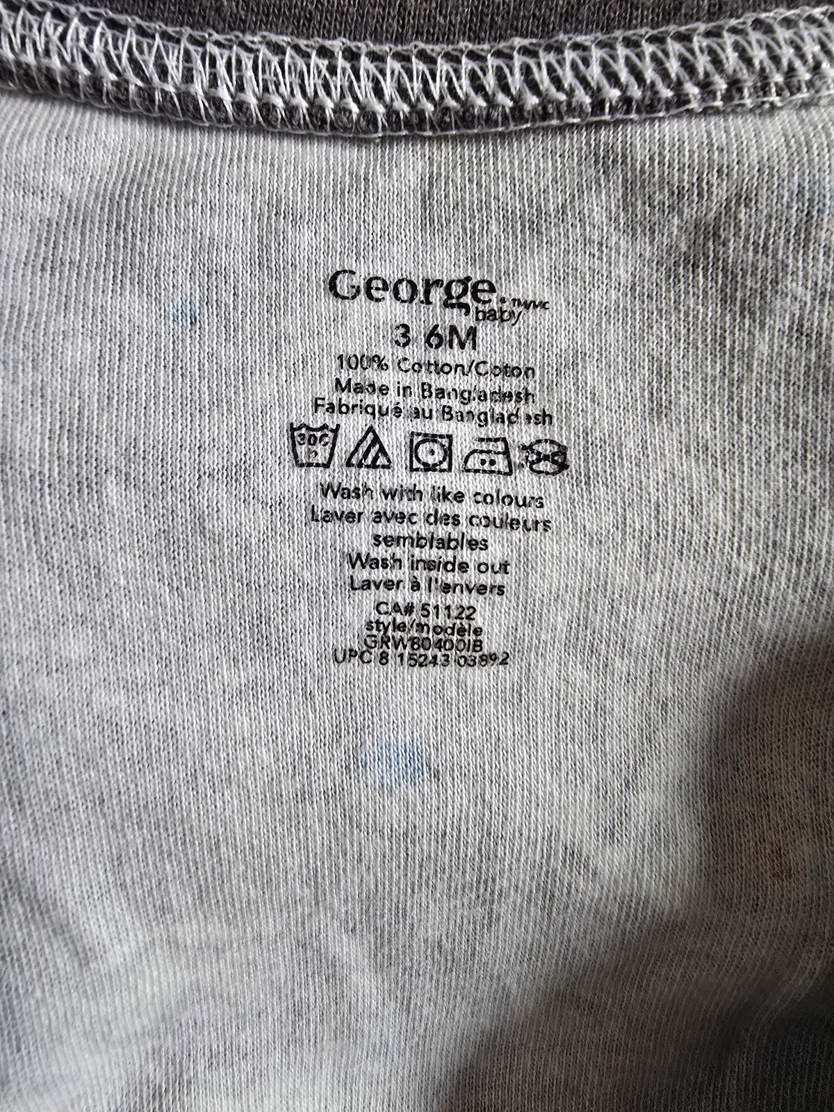 George Space Print Footed Sleeper | 3-6M