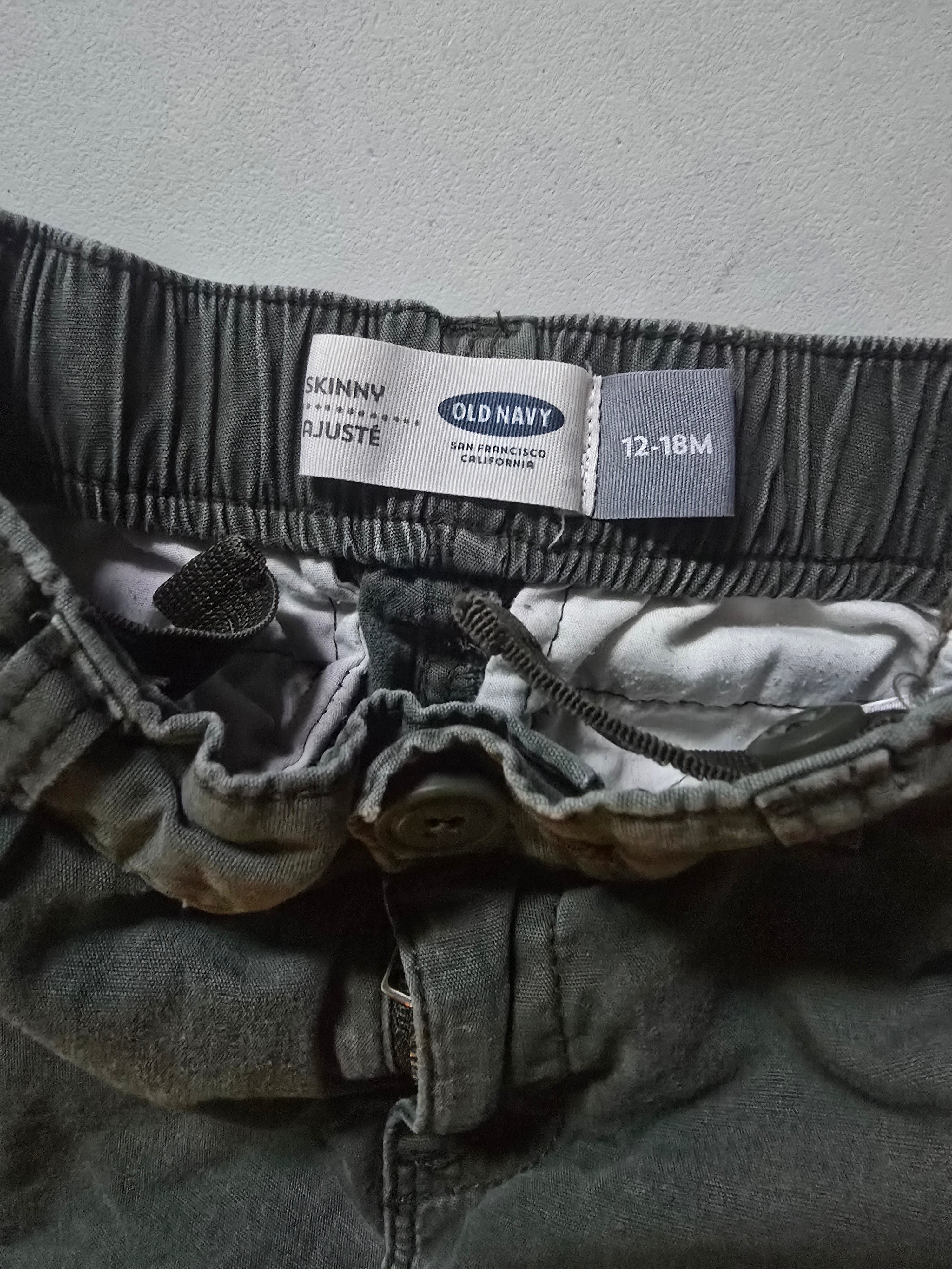 Old Navy Olive Green Skinny Cargo Pants | 12-18 month