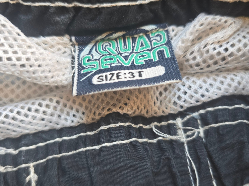 Quad Seven Striped Swim Trunks | 3T