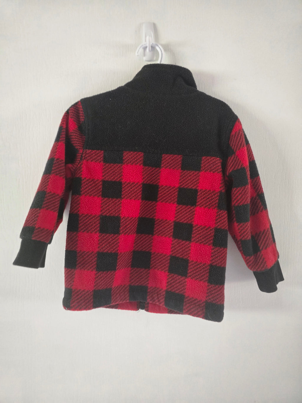 Monkey Bars Buffalo Plaid Fleece Jacket | Size 4