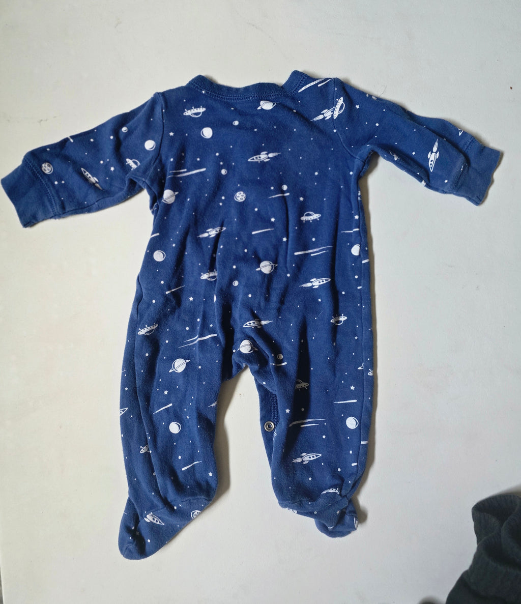 Carter's Space Print Footed Sleeper | 3 Months