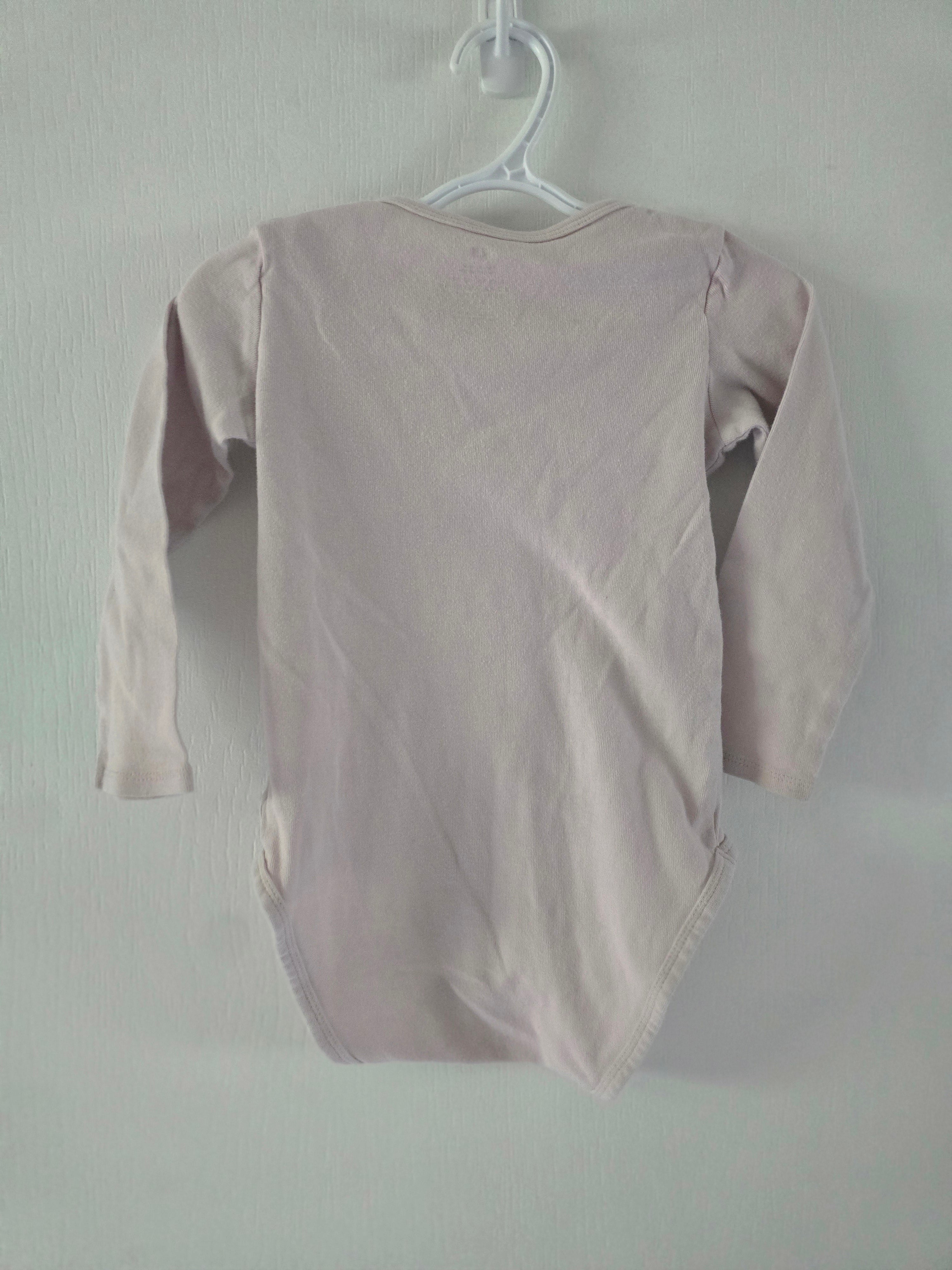 H&M Organic Cotton Long Sleeve Bodysuit | 2-3 year