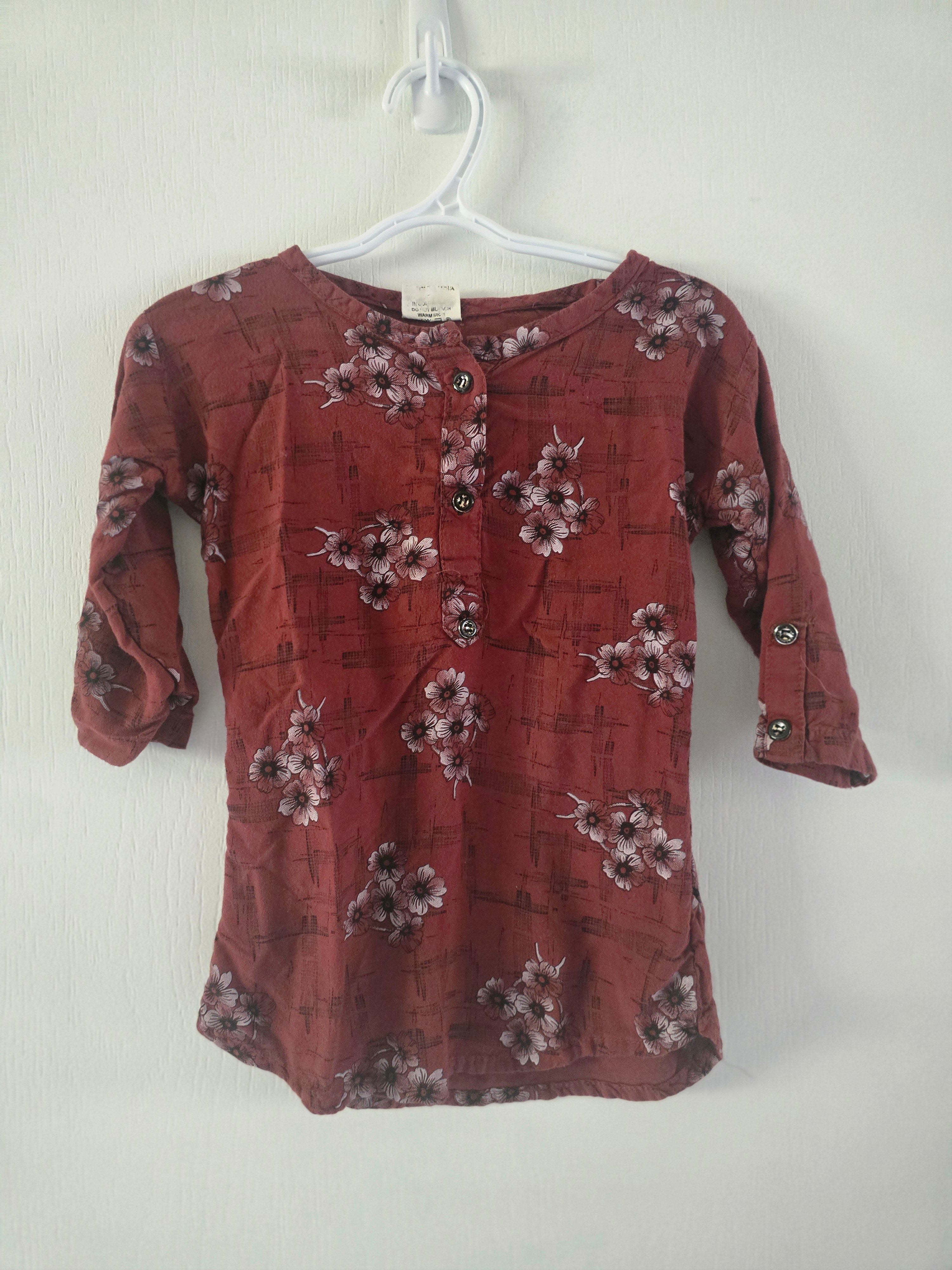 Floral Boho Blouse | 3T-4T