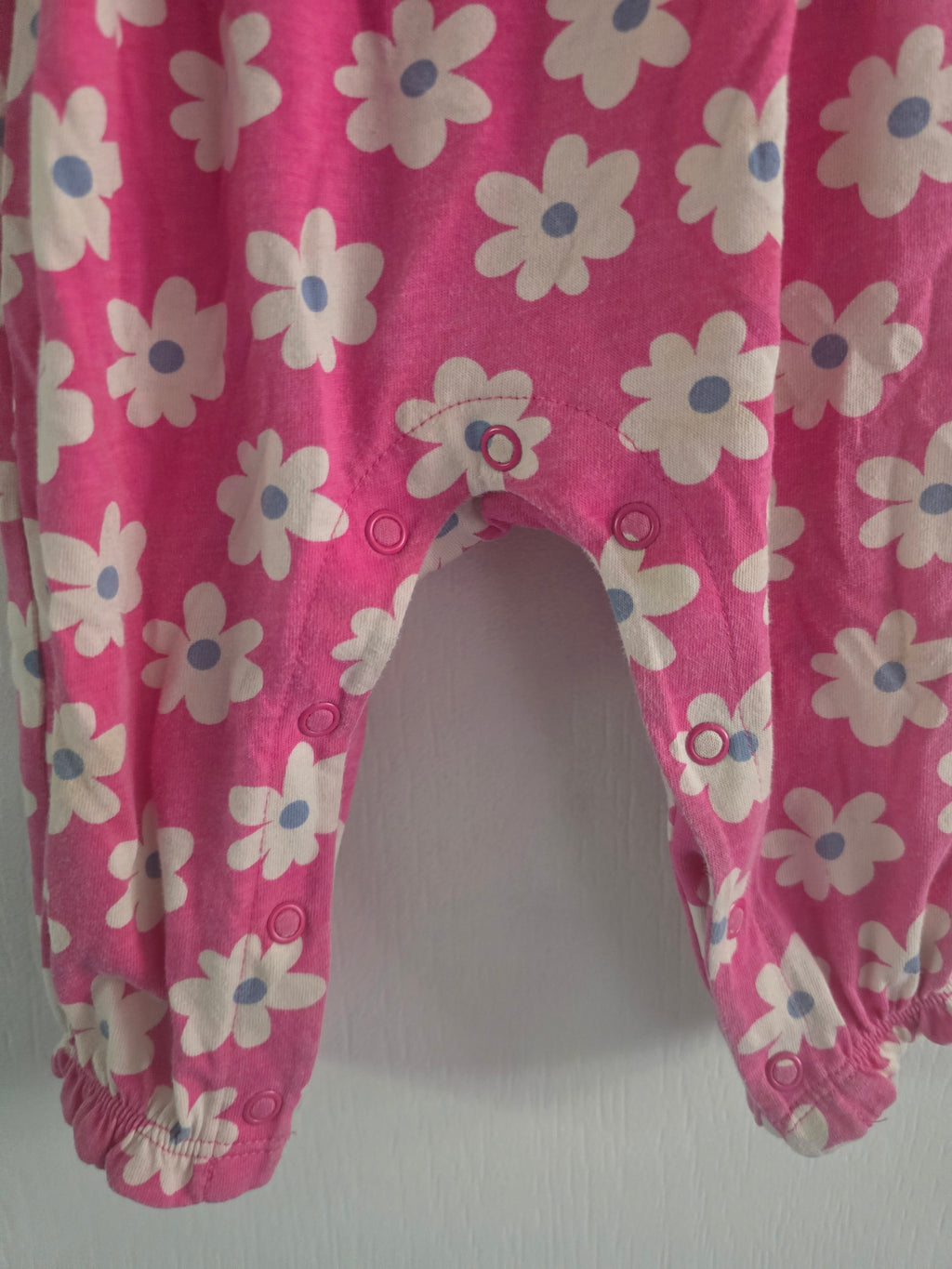 Joe Fresh Pink Daisy Romper Jumpsuit | 6-12 Months
