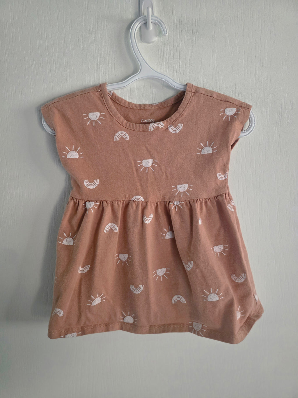 George Sun & Rainbow Print Dress | 2T