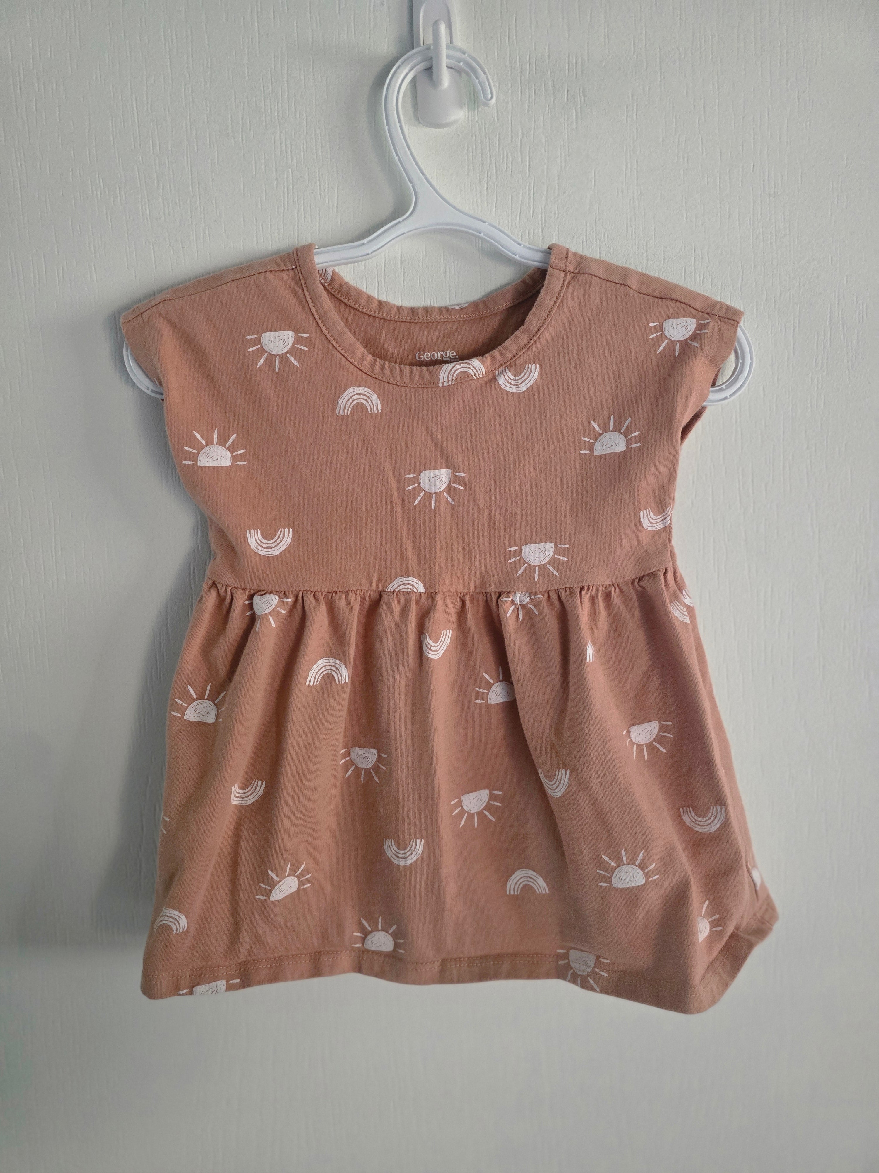 George Sun & Rainbow Print Dress | 2T