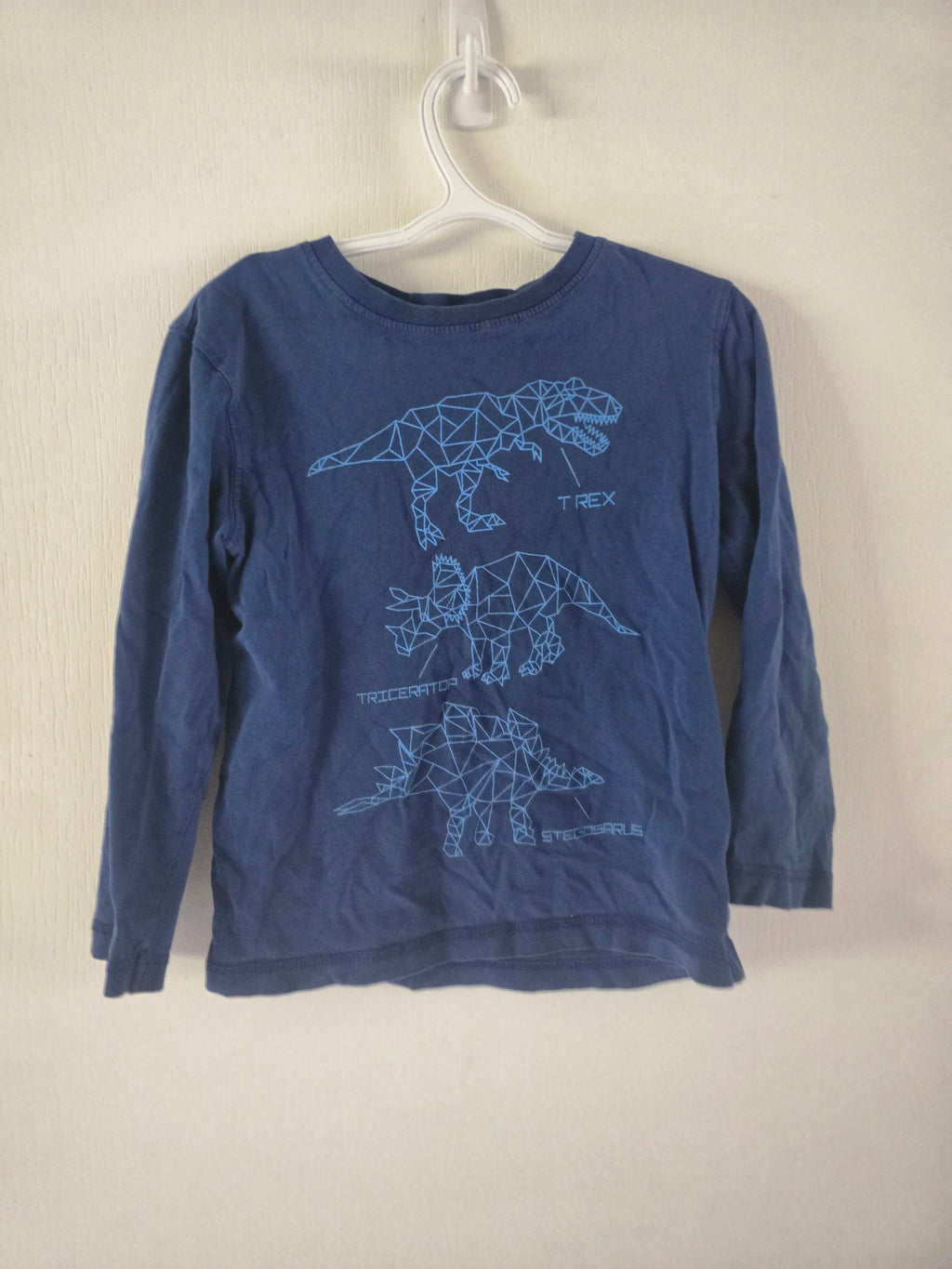 George Dinosaur Graphic Long Sleeve Shirt | Size XS 4-5