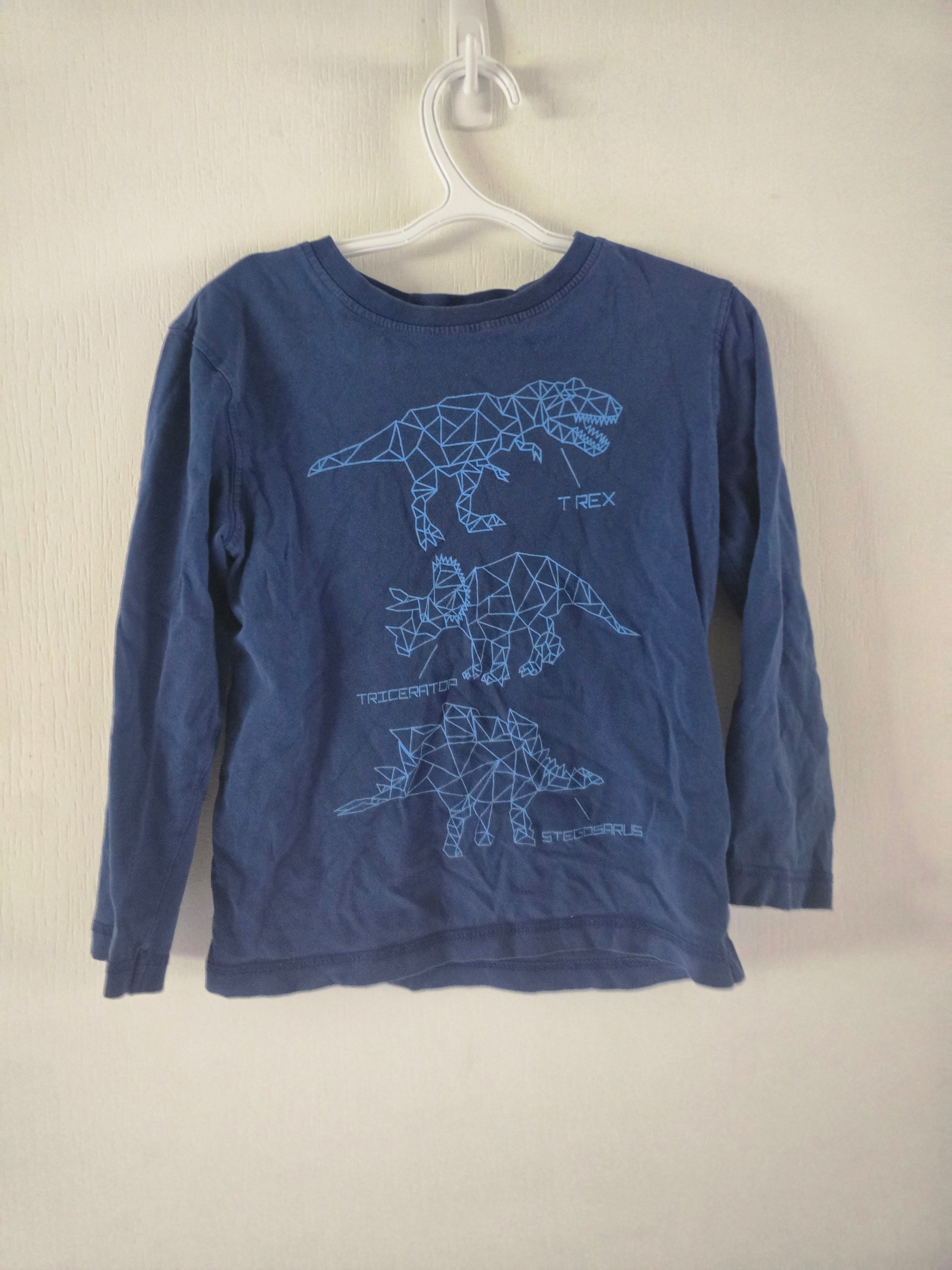 George Dinosaur Graphic Long Sleeve Shirt | Size XS 4-5