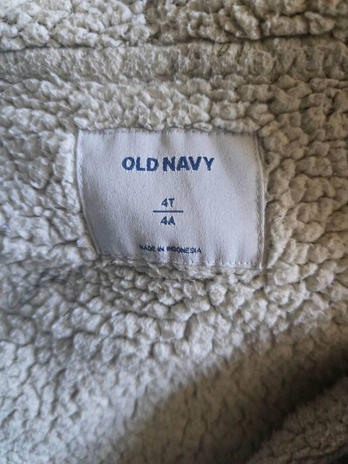 Old Navy Sherpa-Lined Zip-Up Hoodie | 4T