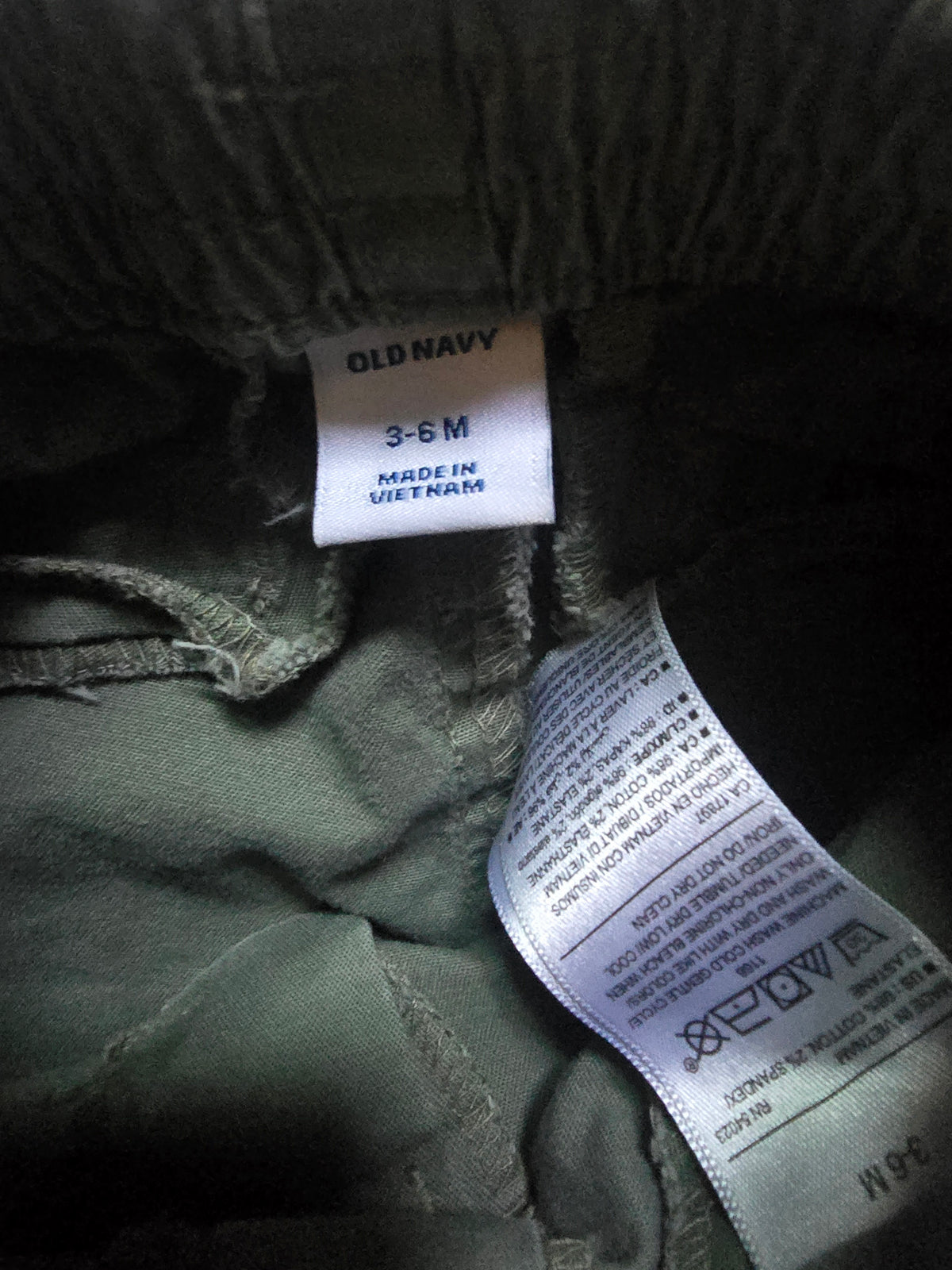 Old Navy Olive Green Pull-On Pants | 3-6 month