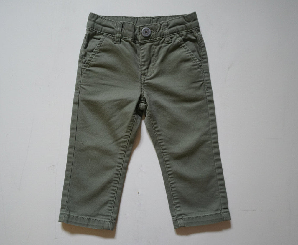 Old Navy Olive Green Pull-On Pants | 3-6 month