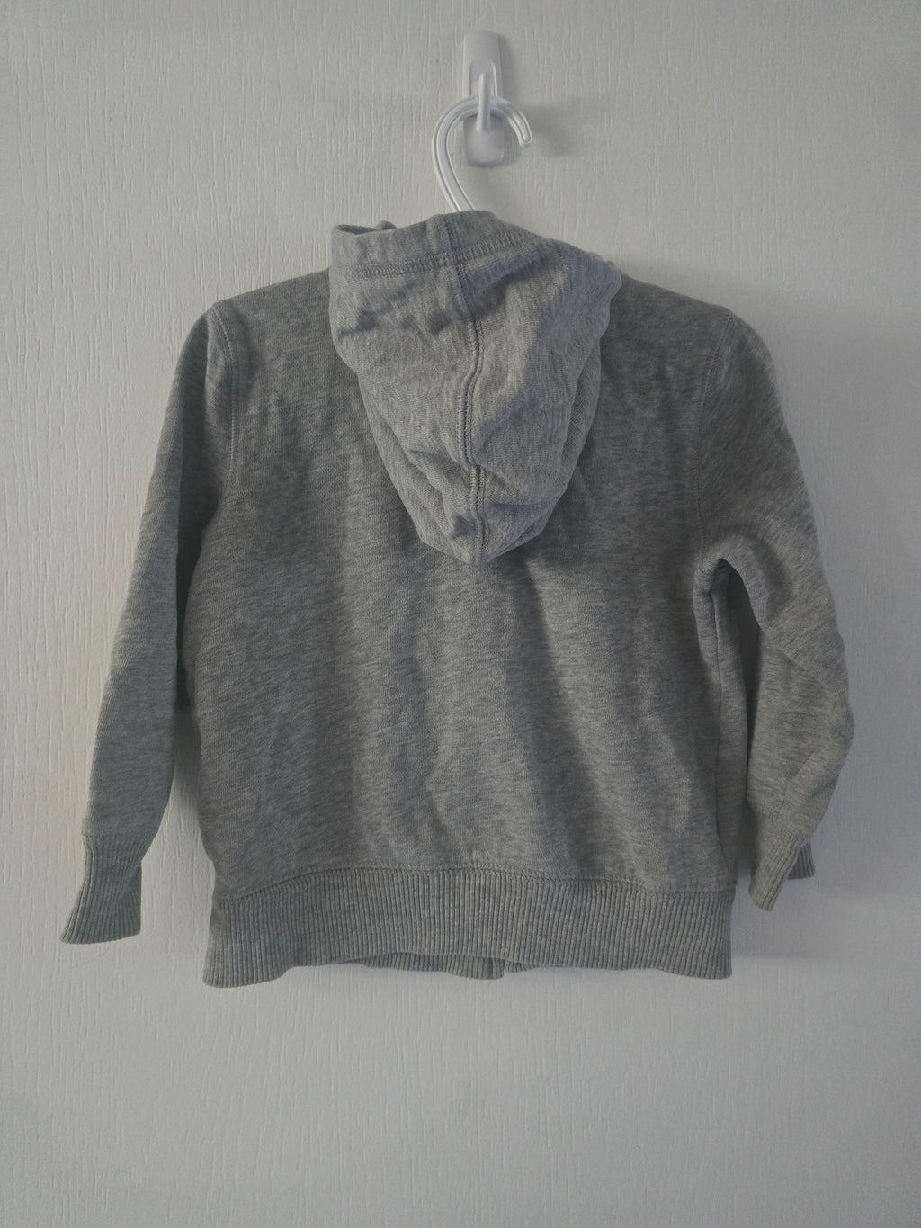 Old Navy Grey Logo Zip-Up Hoodie | 3T