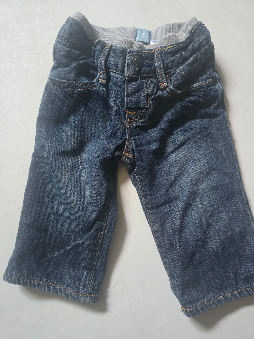Gap Baby Knit-Waist Denim Jeans | 3-6 Months