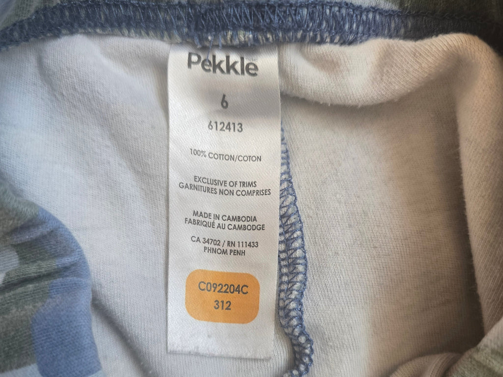 Pekkle Camo Pajama Set | Small / 6