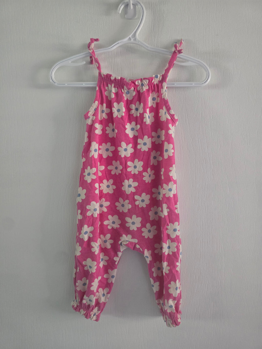 Joe Fresh Pink Daisy Romper Jumpsuit | 6-12 Months