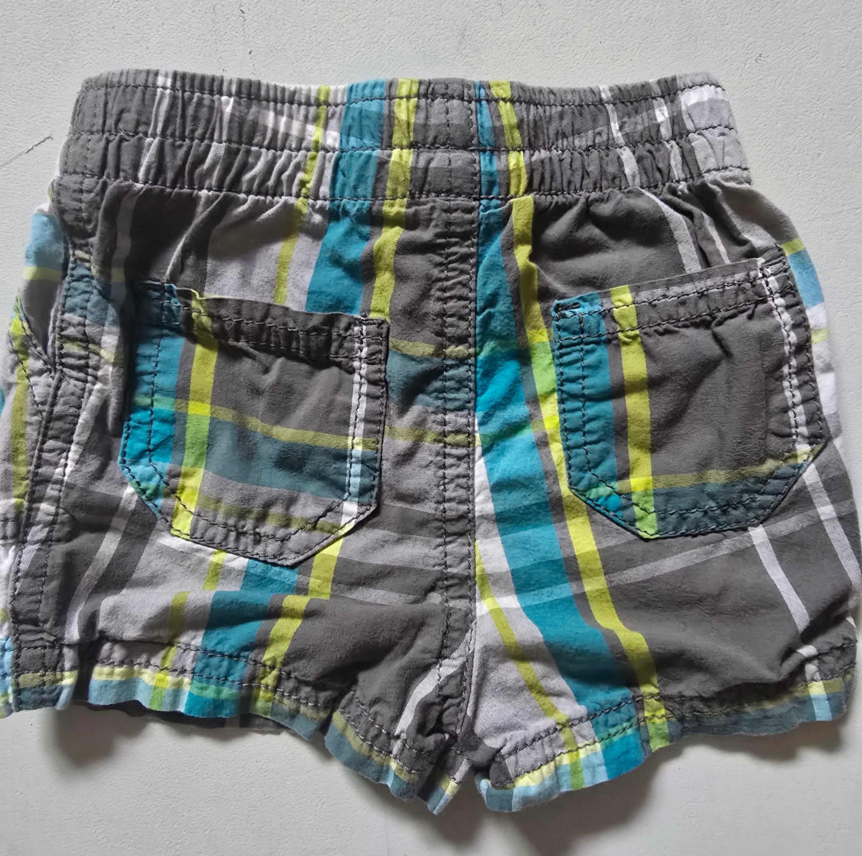 George Plaid Pull-On Shorts | 3-6 Months