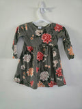 Old Navy Floral Long Sleeve Dress | 18-24M