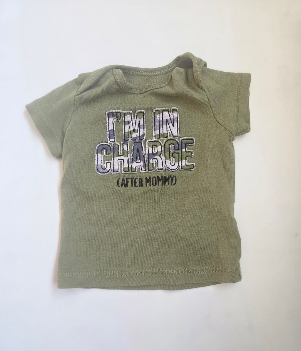 Carter's Child of Mine "I'm in Charge (After Mommy)" Graphic Tee | 0-3 month