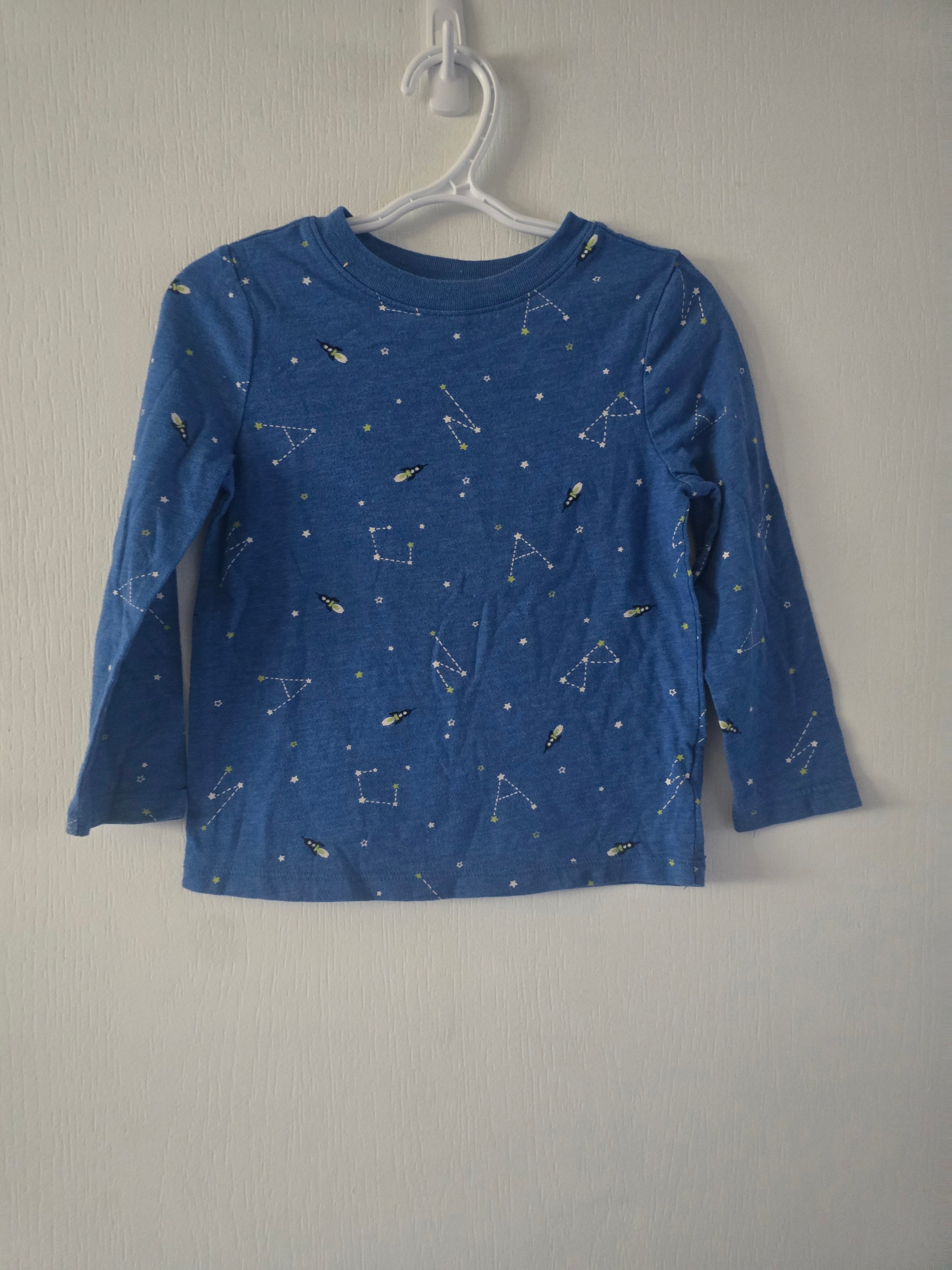 Old Navy Space Print Long Sleeve Shirt | 3T