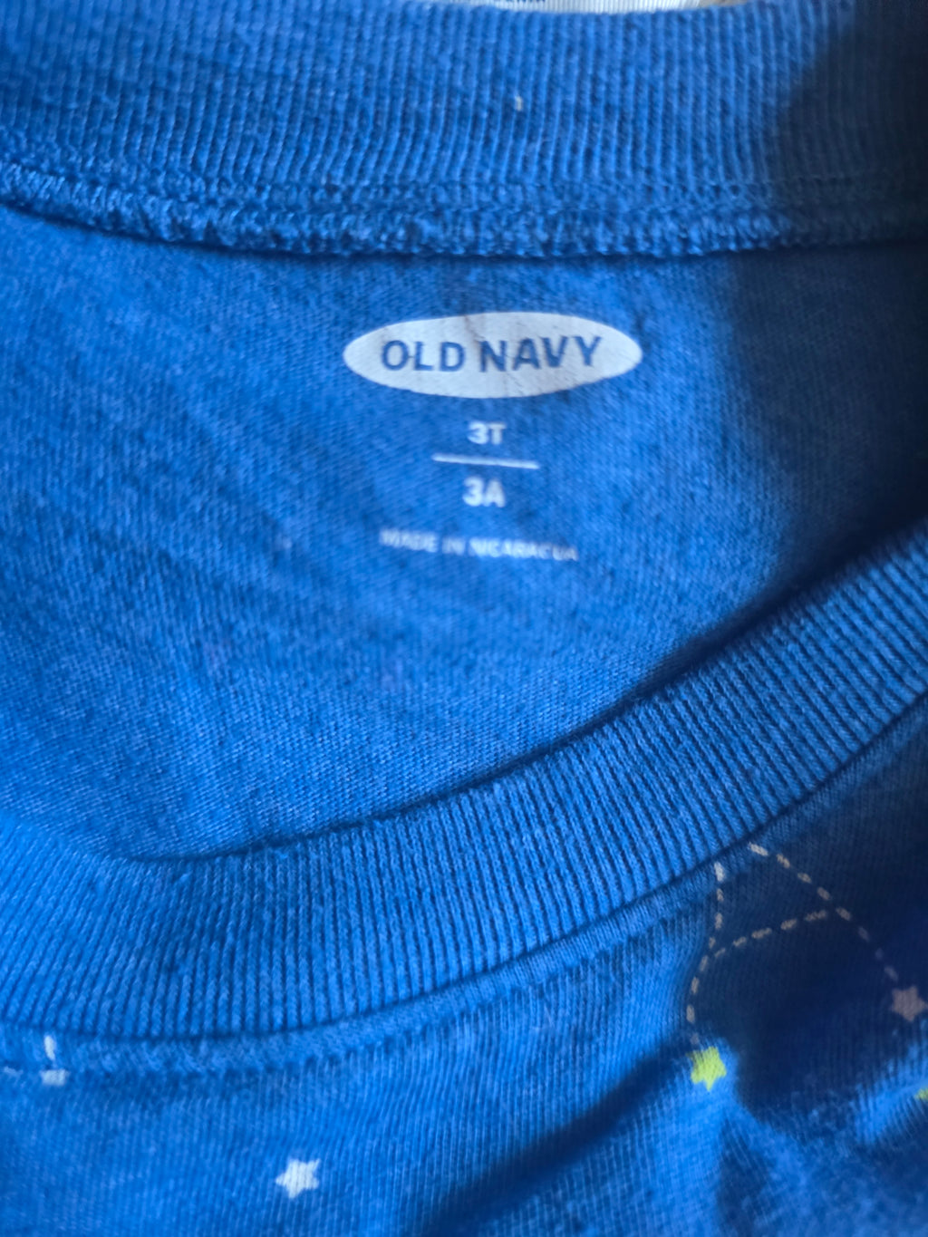 Old Navy Space Print Long Sleeve Shirt | 3T