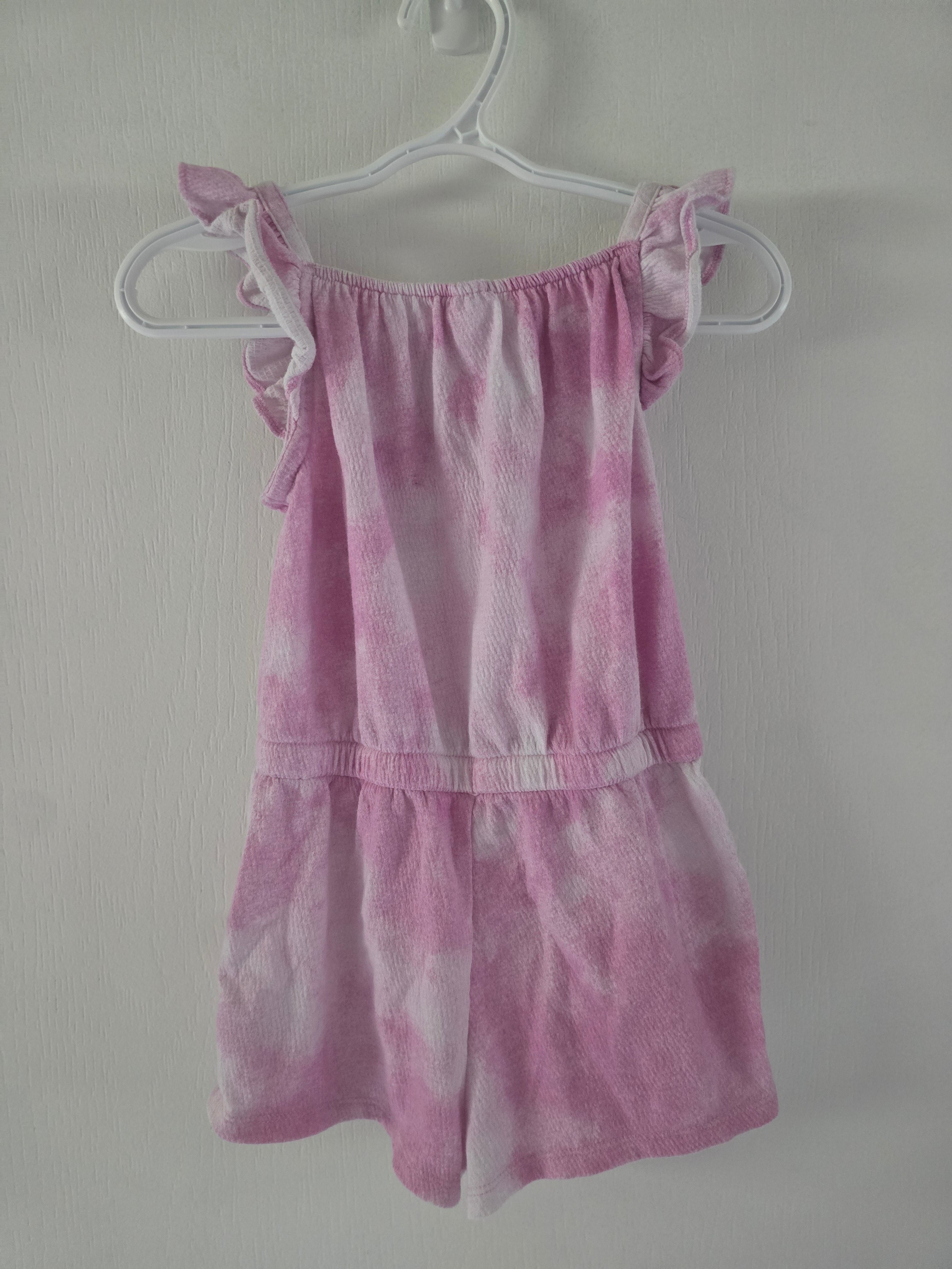 Carter’s Child of Mine Pink Tie-Dye Romper | 4t
