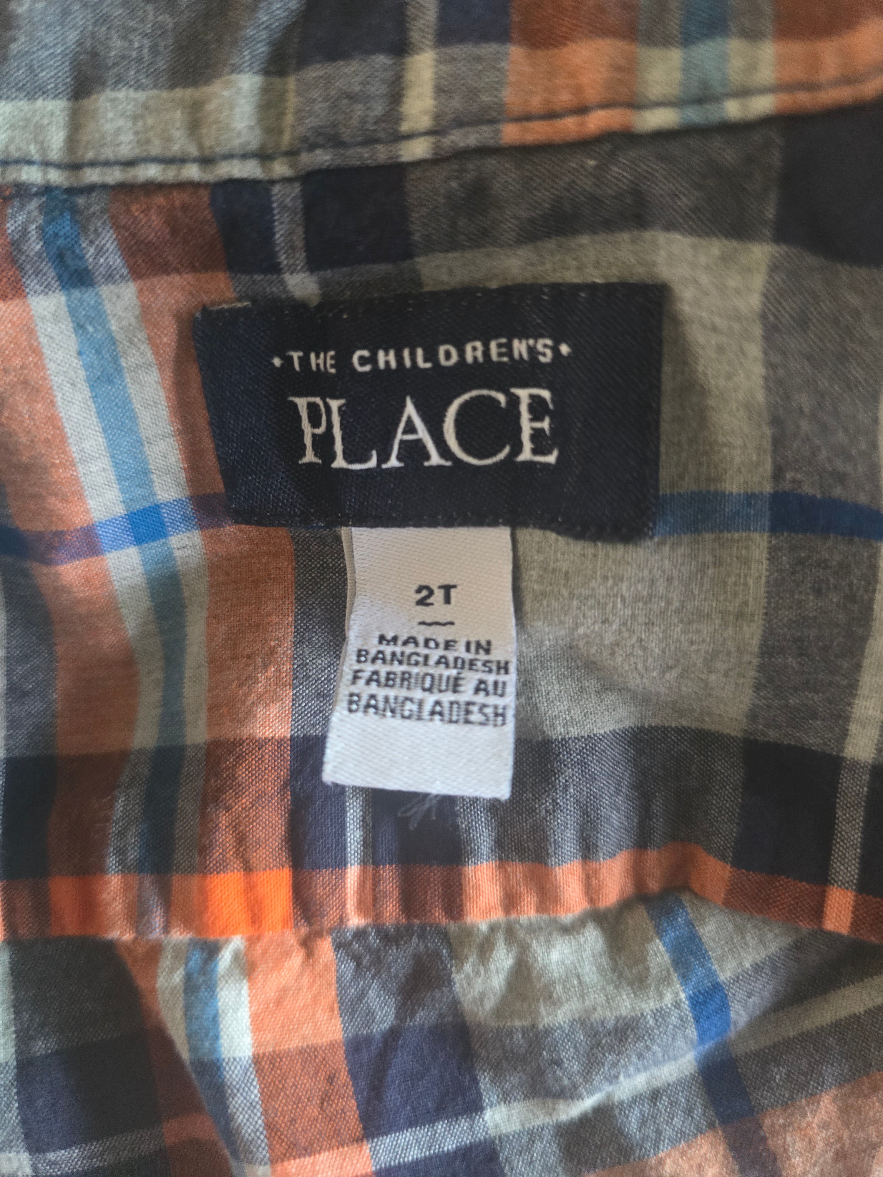 The Children's Place Plaid Button-Up Shirt | 2T