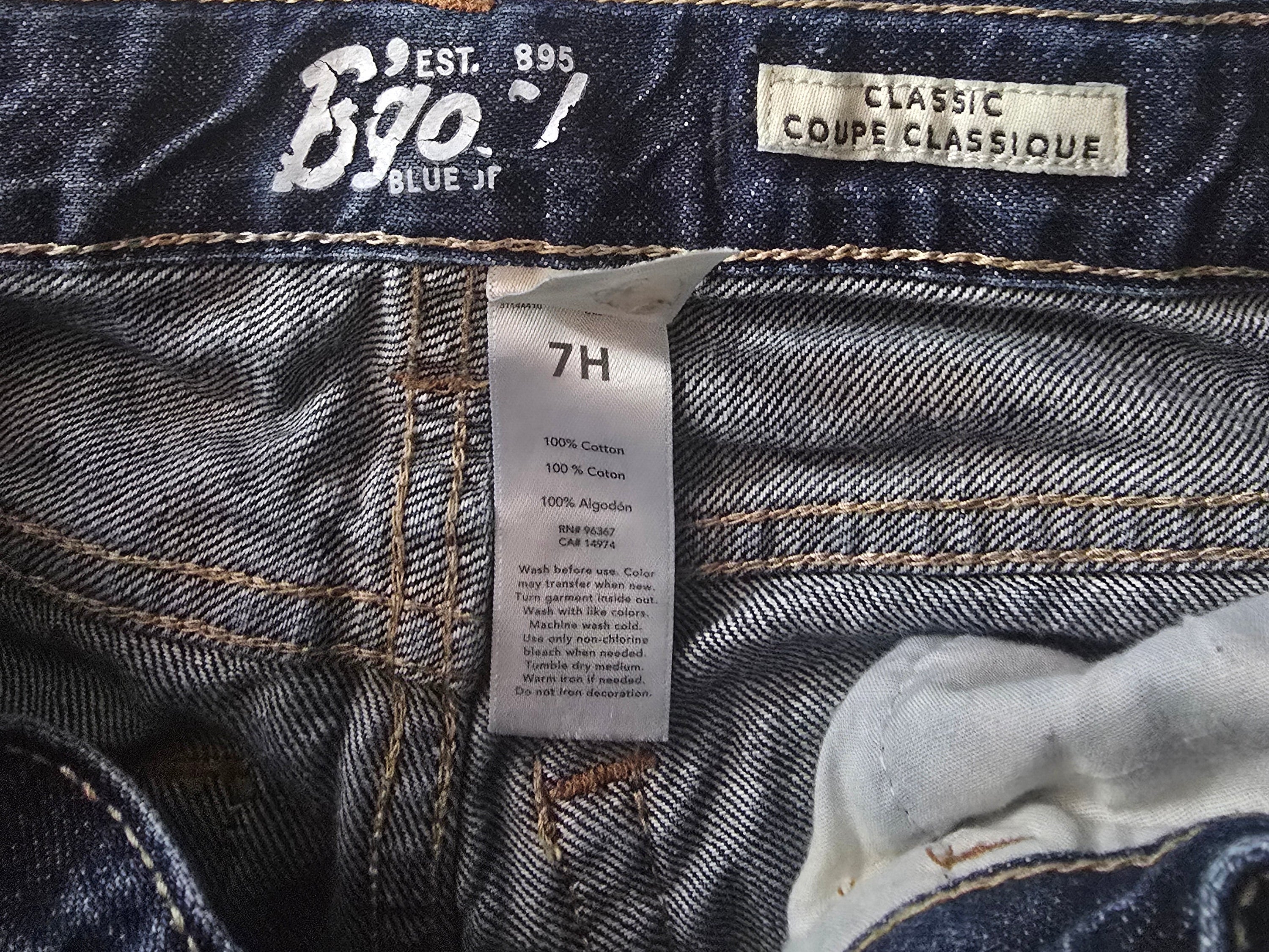 Blue Jr. Classic Denim Jeans | 7H
