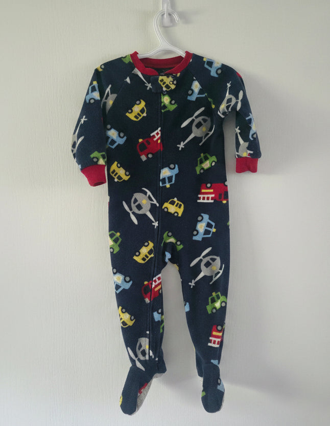 Carter's Super Comfy Vehicle Print Fleece Sleeper | 18 month