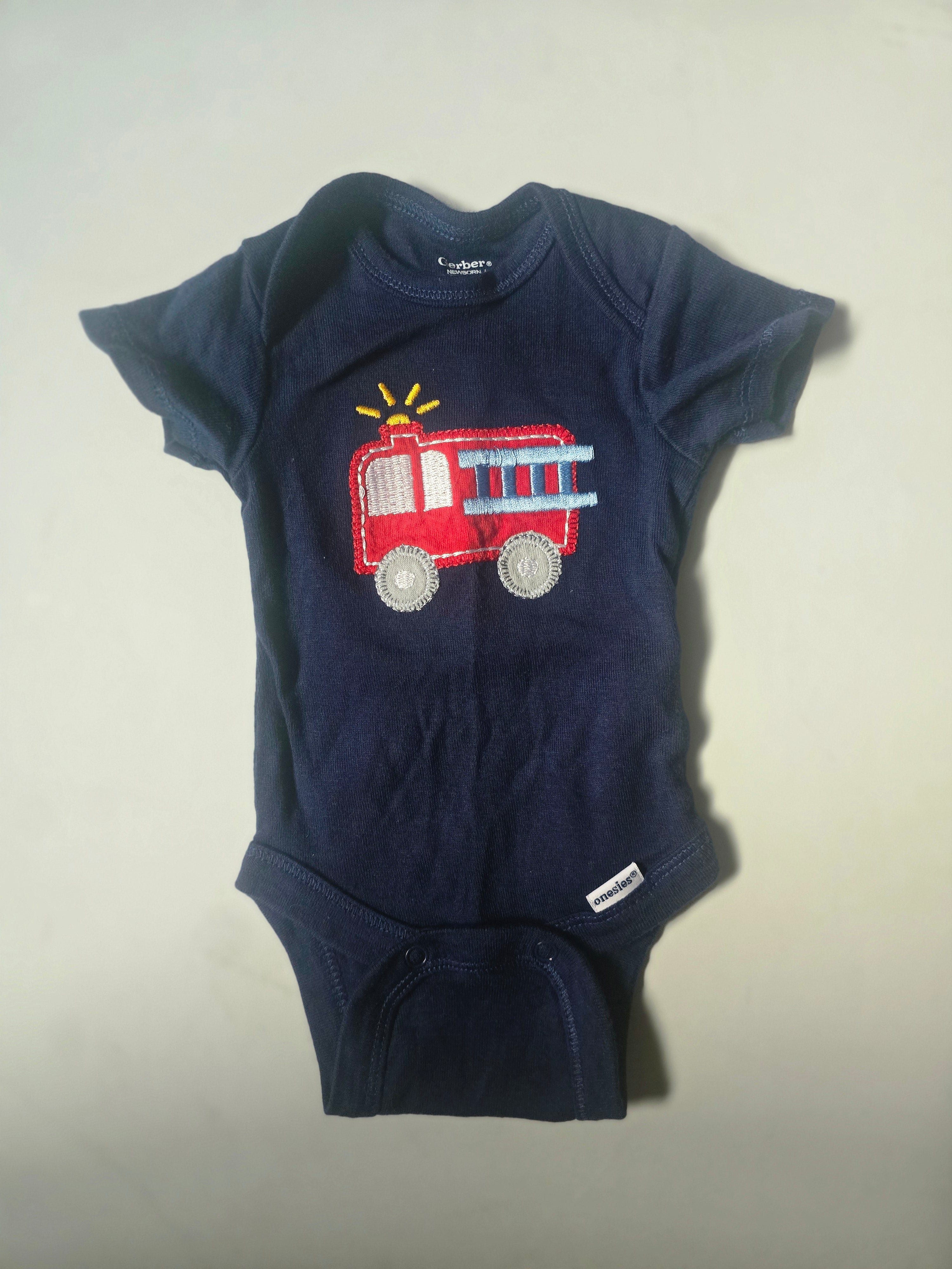 Gerber Fire Truck Bodysuit | Newborn