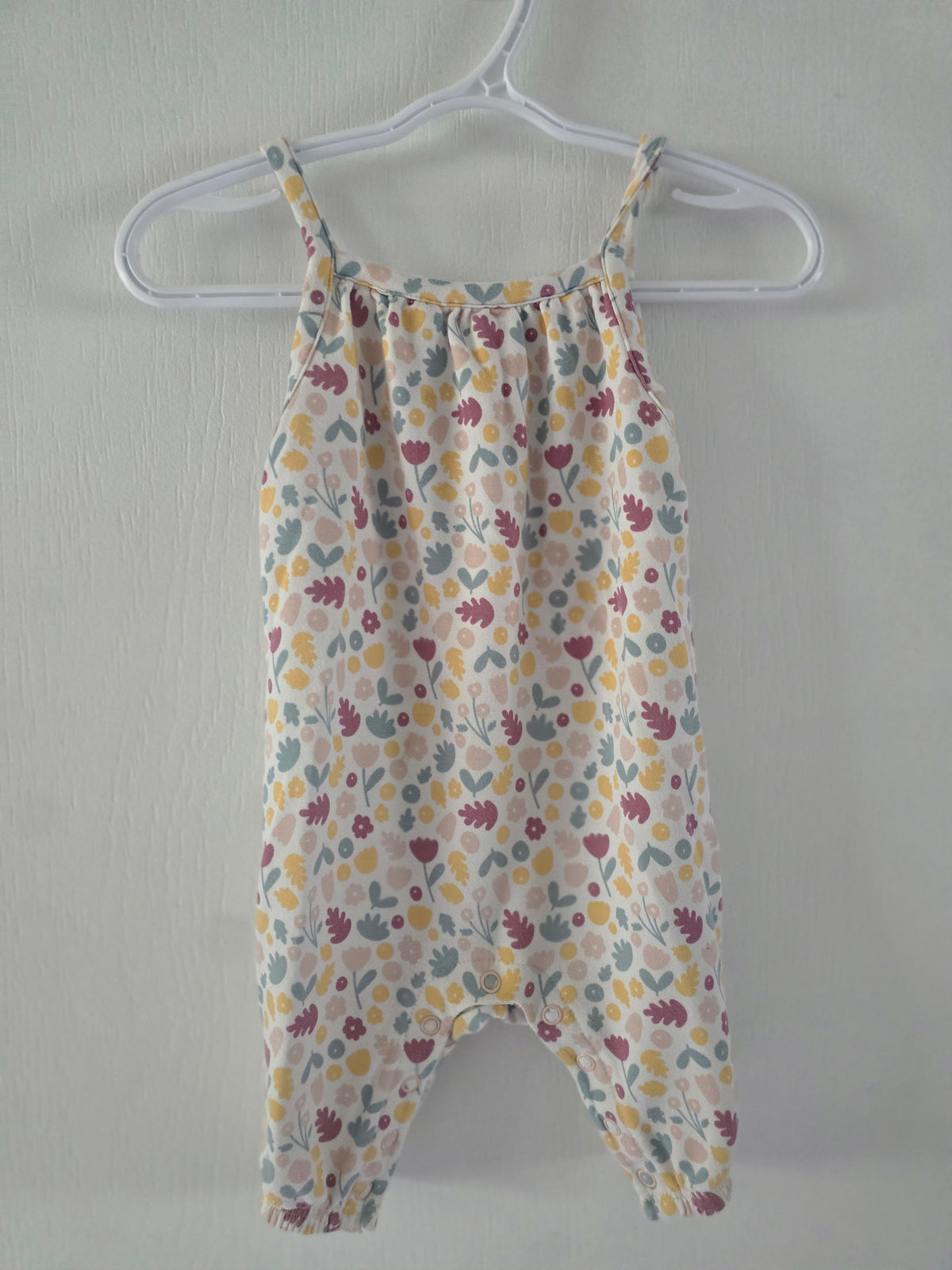 Joe Fresh Floral Sleeveless Romper | 3-6 month