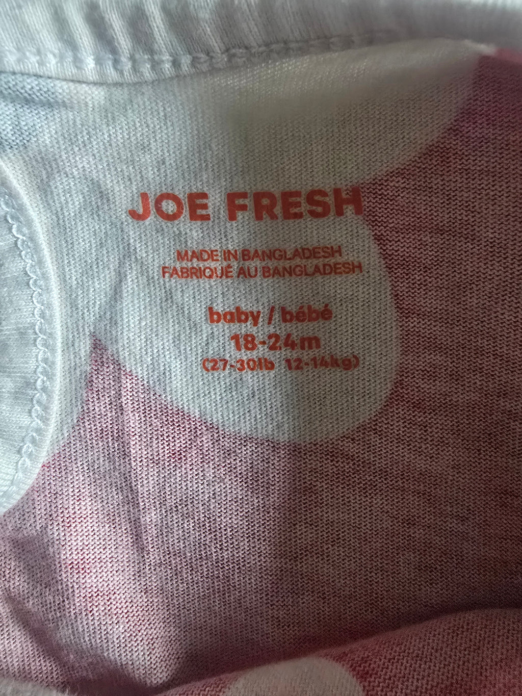 Joe Fresh Floral Short Sleeve Dress | 18-24 month