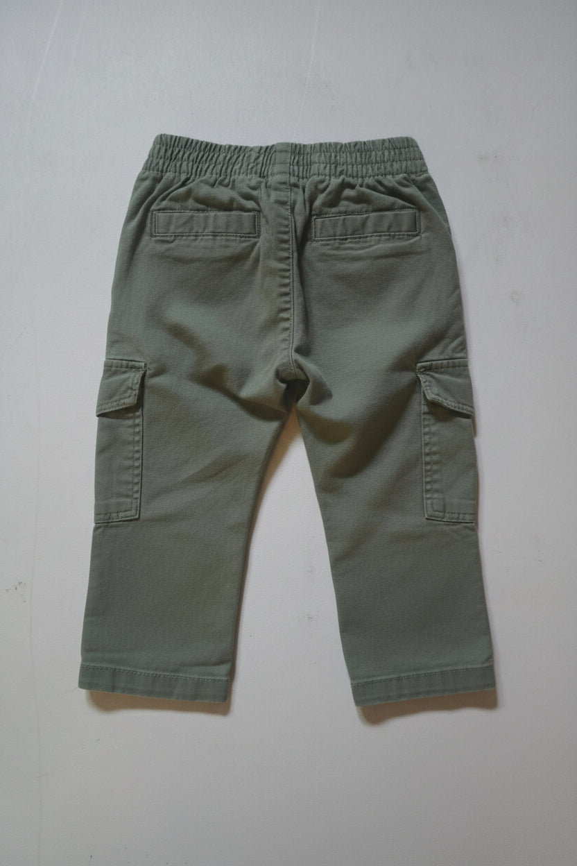 Old Navy Olive Green Pull-On Pants | 3-6 month