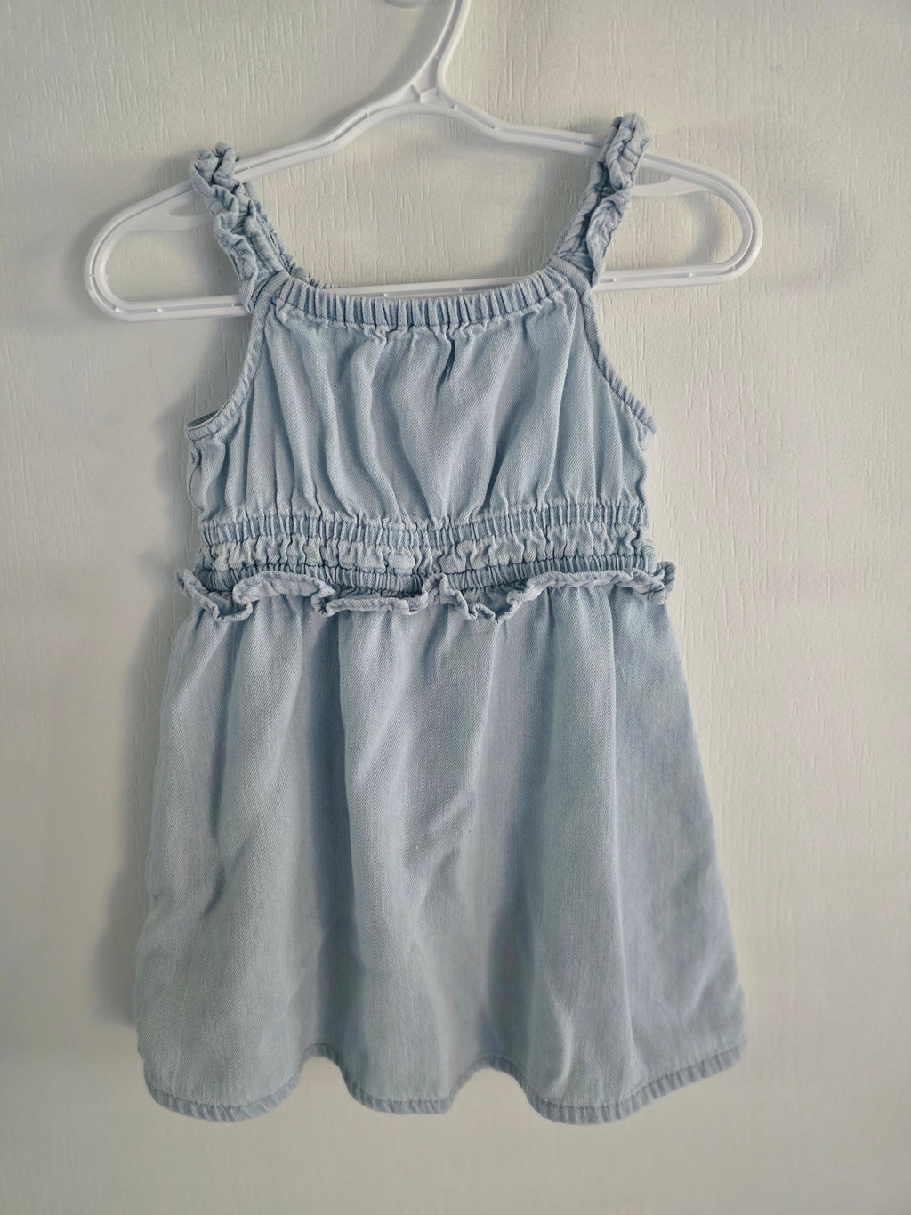 Old Navy Light Wash Chambray Dress | 2T