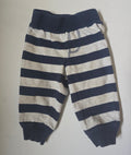 George Navy & Grey Striped Jogger Pants | 6-12 month