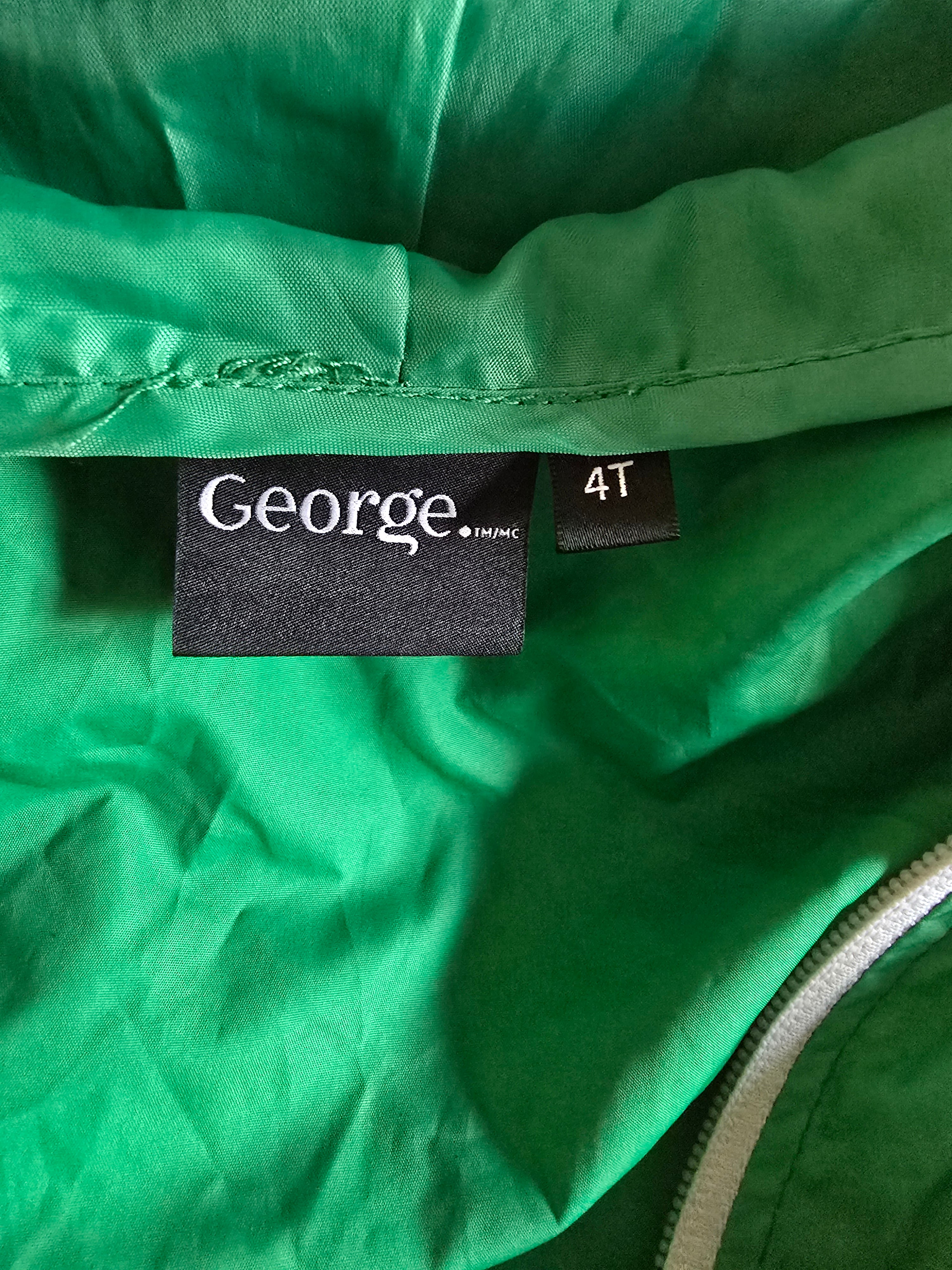 George Green & Navy Hooded Windbreaker | 4T
