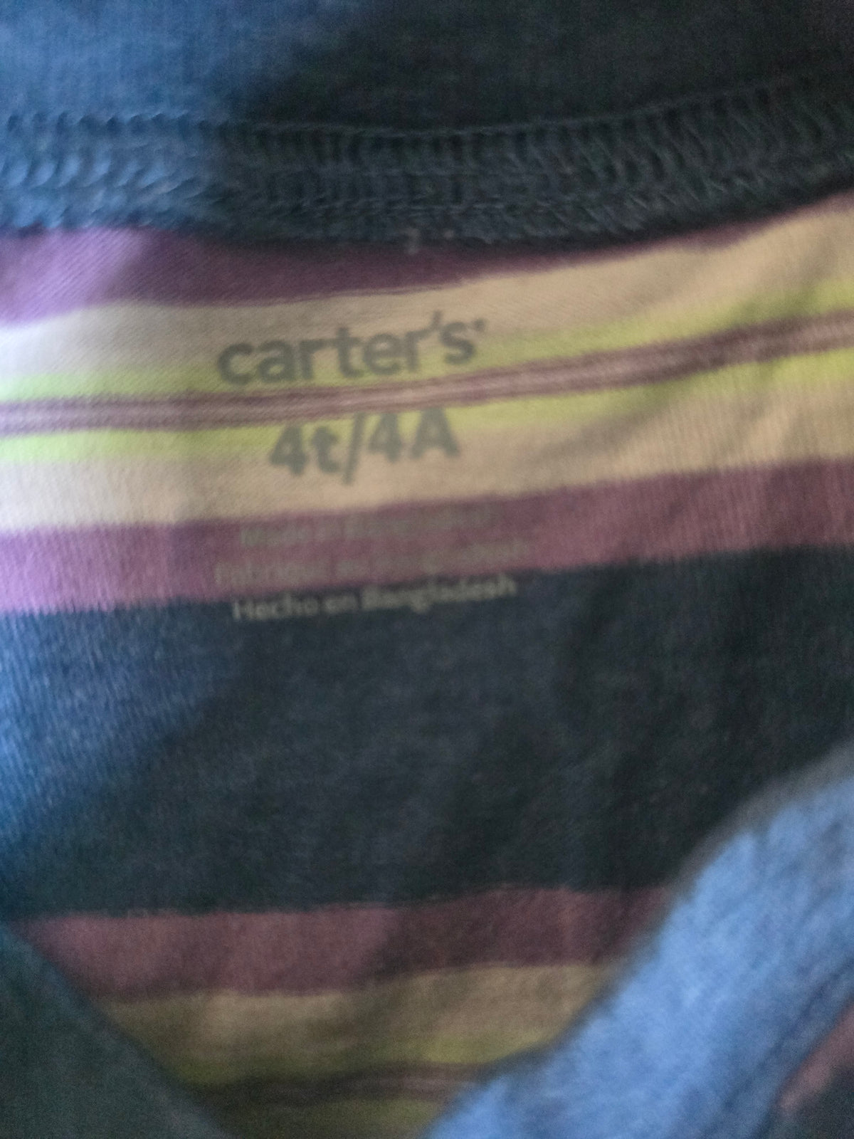 Carter’s Striped Pocket T-Shirt | 4T