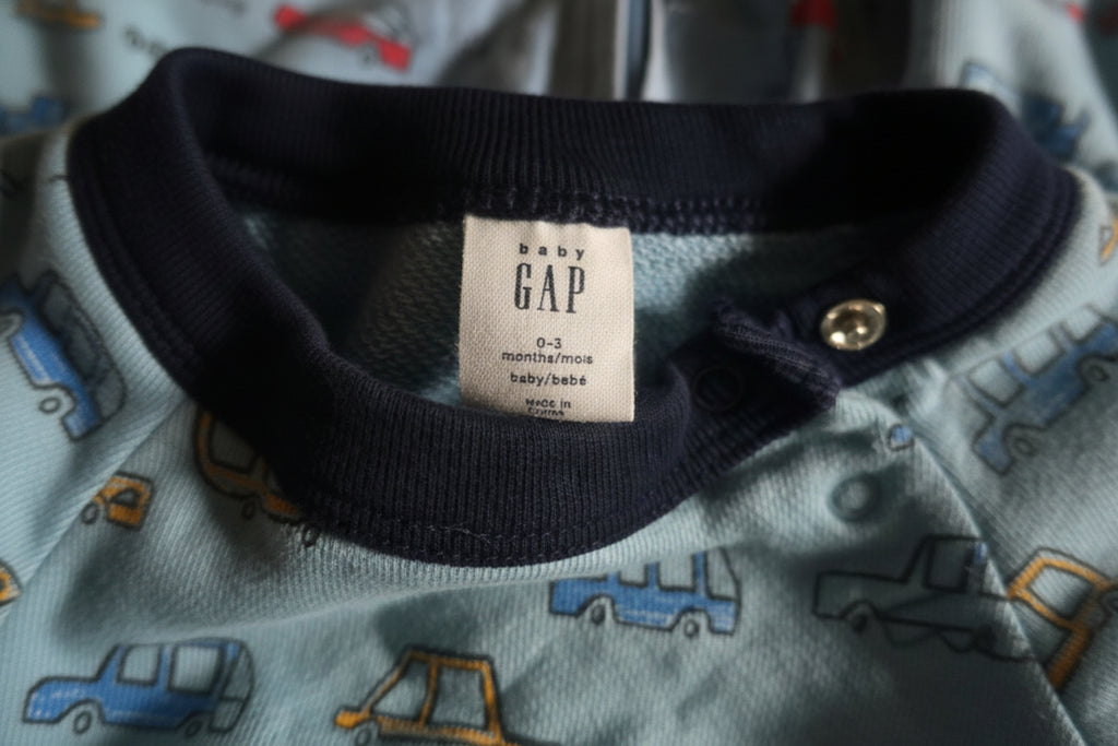 Baby Gap Vehicle Print Romper | 0-3M