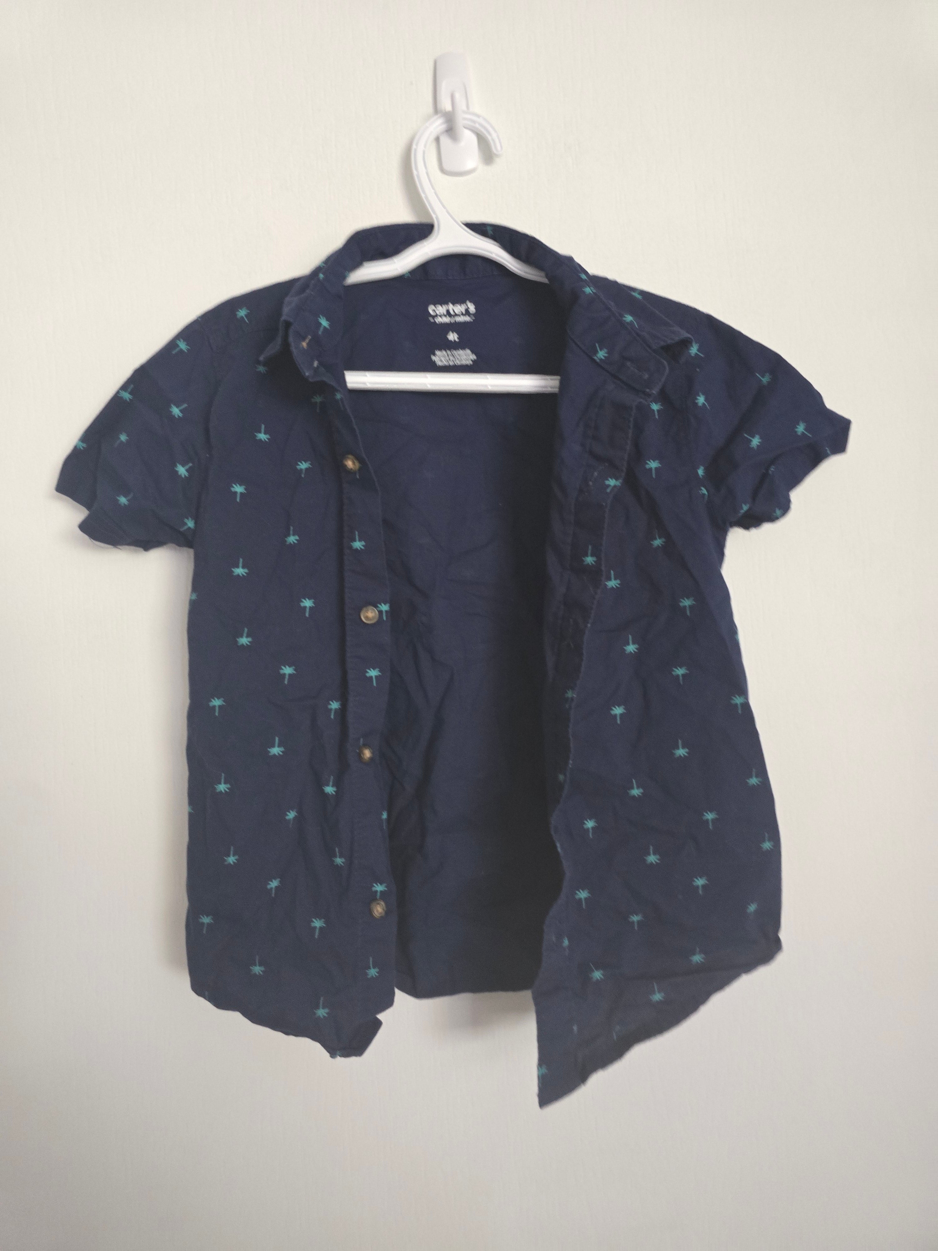 Carter’s Palm Tree Button-Up Shirt | 4T
