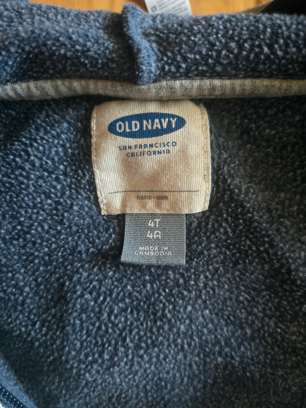 Old Navy California Zip-Up Hoodie | 4T