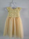 George Yellow Lace & Tulle Dress | 4T