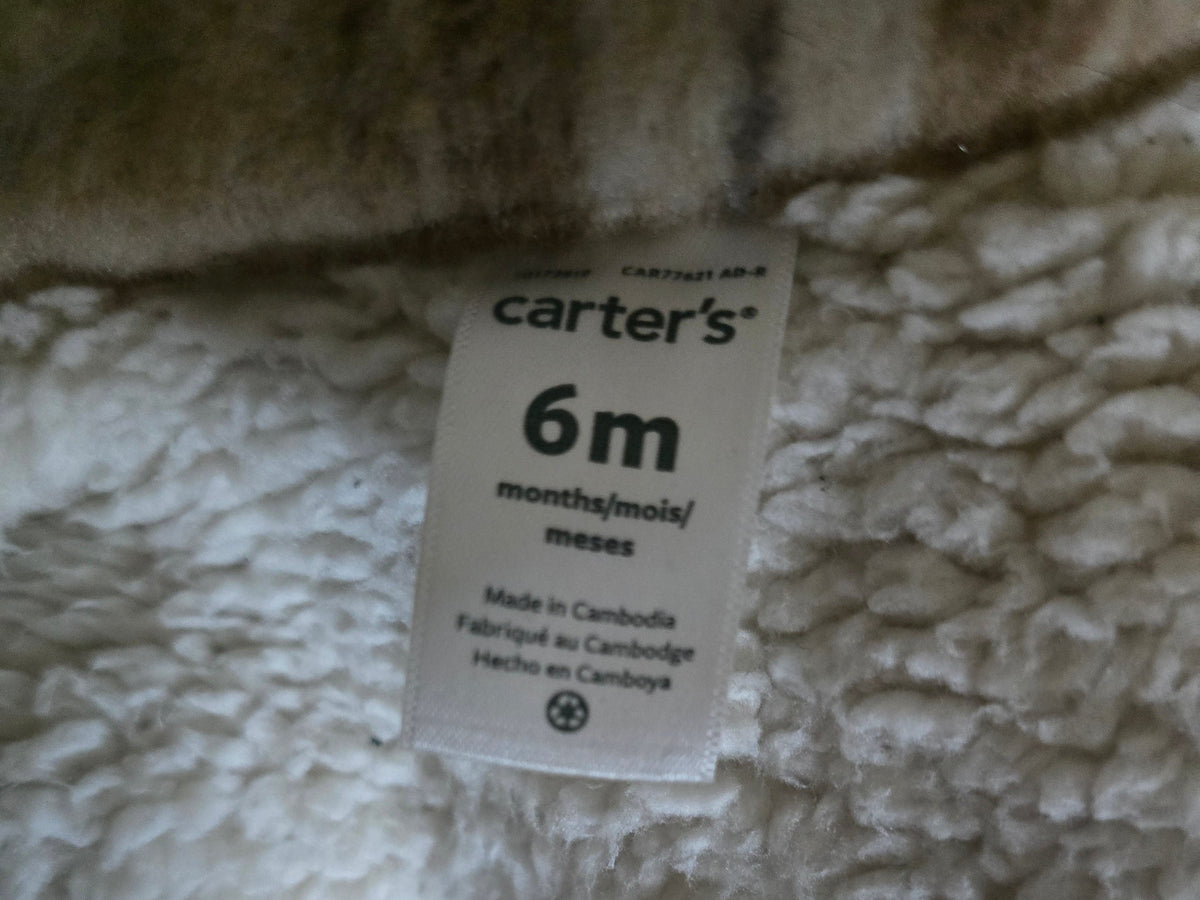 Carter's Sherpa-Lined Plaid Shacket Jacket | 6 Months