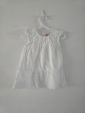 Joe Fresh White Eyelet Hem Dress | 4T