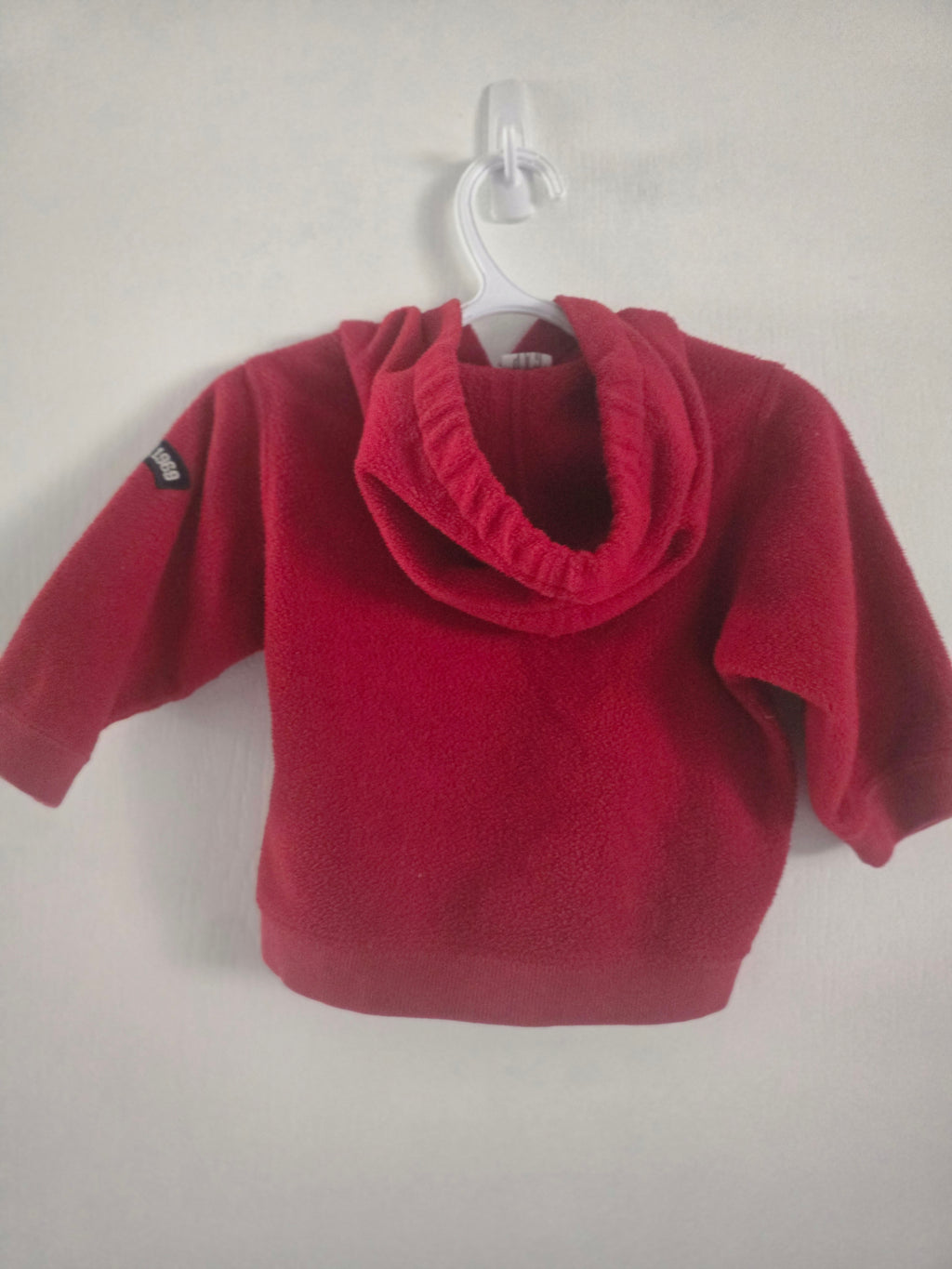 GAP Baby Red Fleece Pullover Hoodie | 12-18 Months