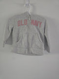 Old Navy Grey Fleece Zip-Up Hoodie | 18-24 month